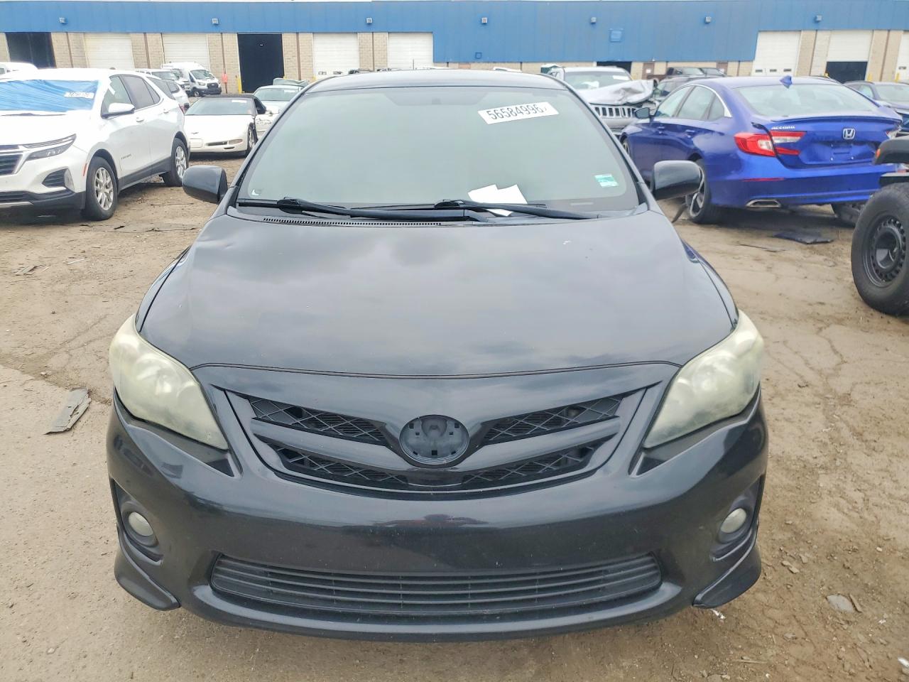 2012 Toyota Corolla S Black vin: 5YFBU4EE9CP011615