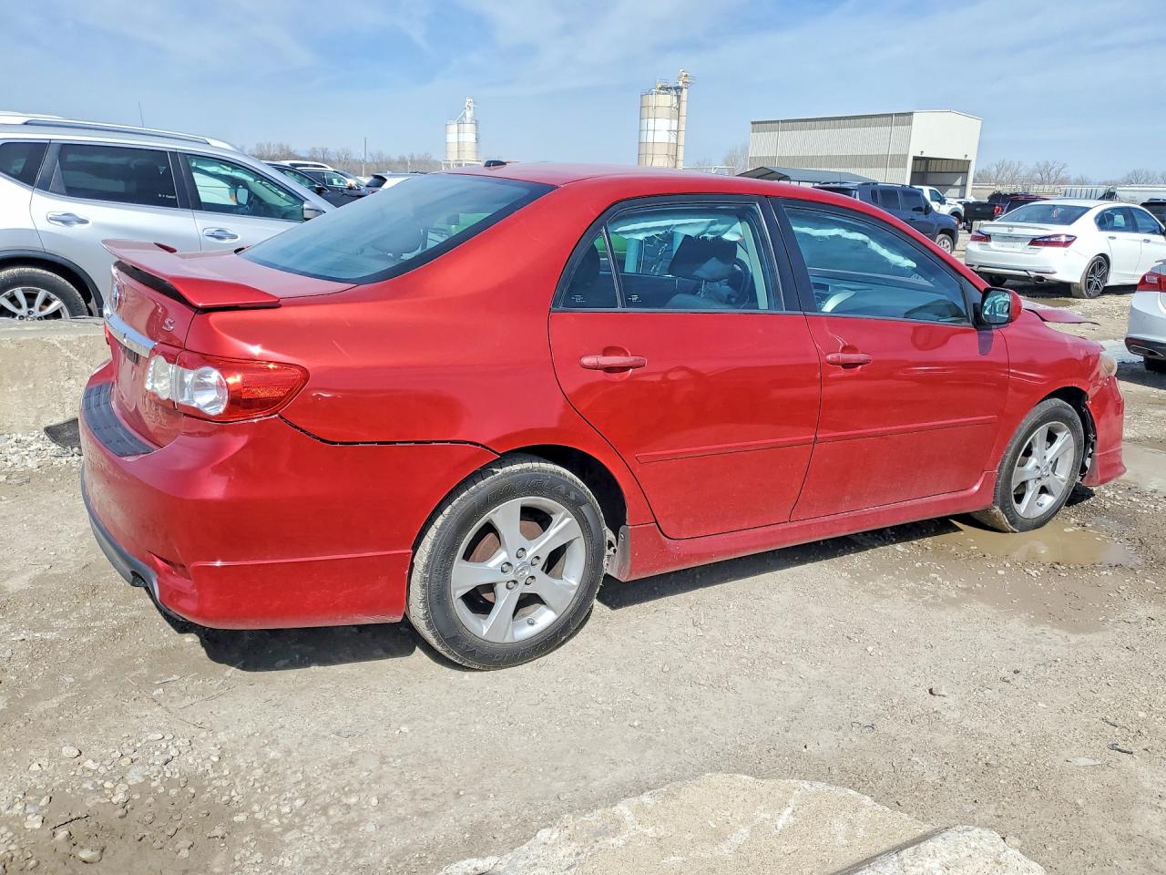 2012 Toyota Corolla S Maroon vin: 5YFBU4EE9CP016085