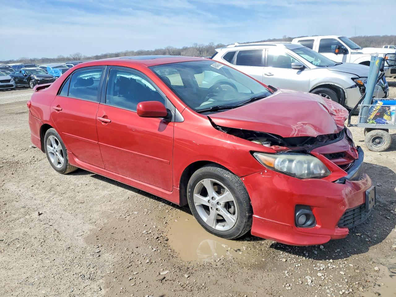 2012 Toyota Corolla S Maroon vin: 5YFBU4EE9CP016085