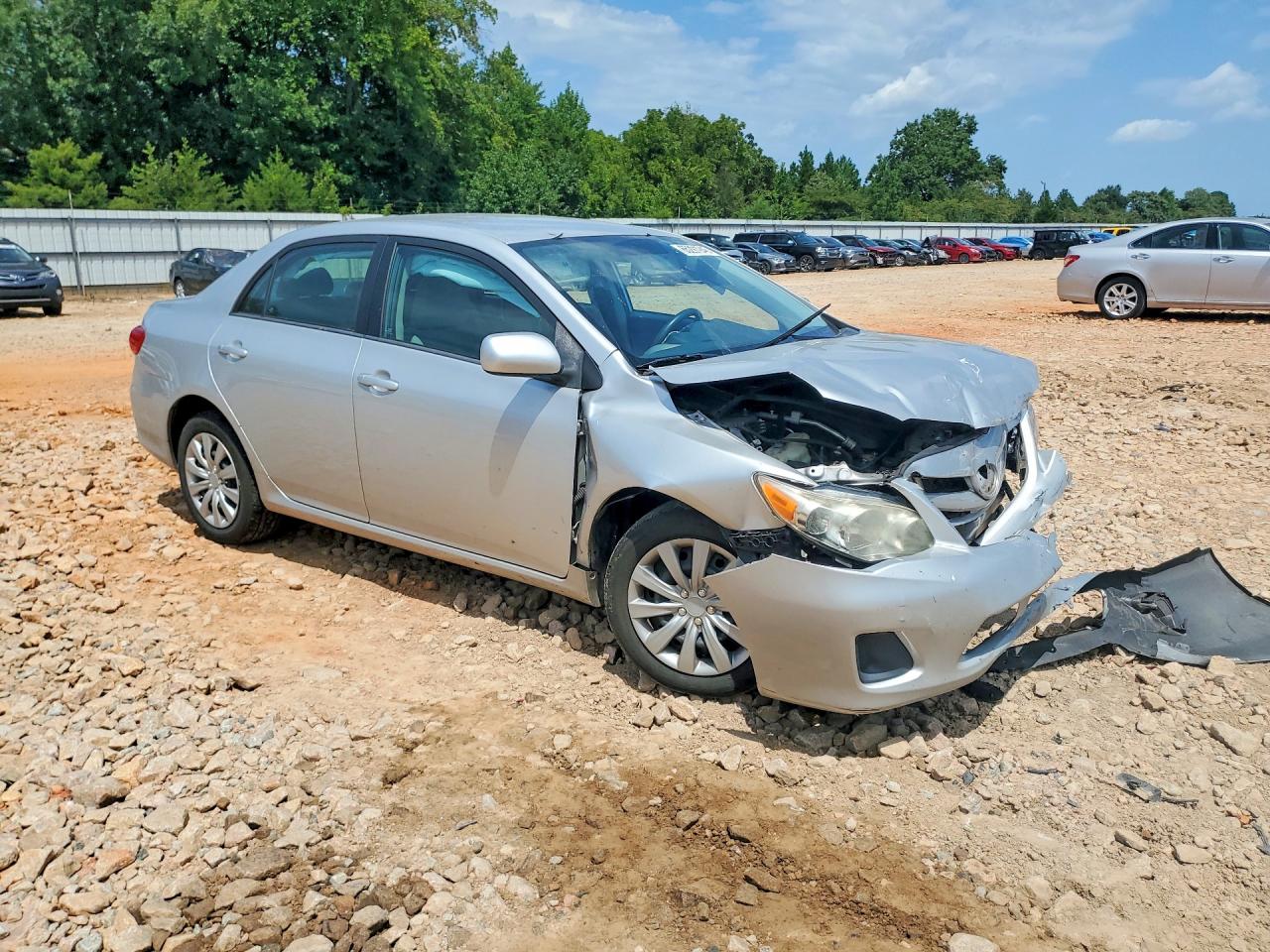 2012 Toyota Corolla Le Silver vin: 5YFBU4EE9CP028365