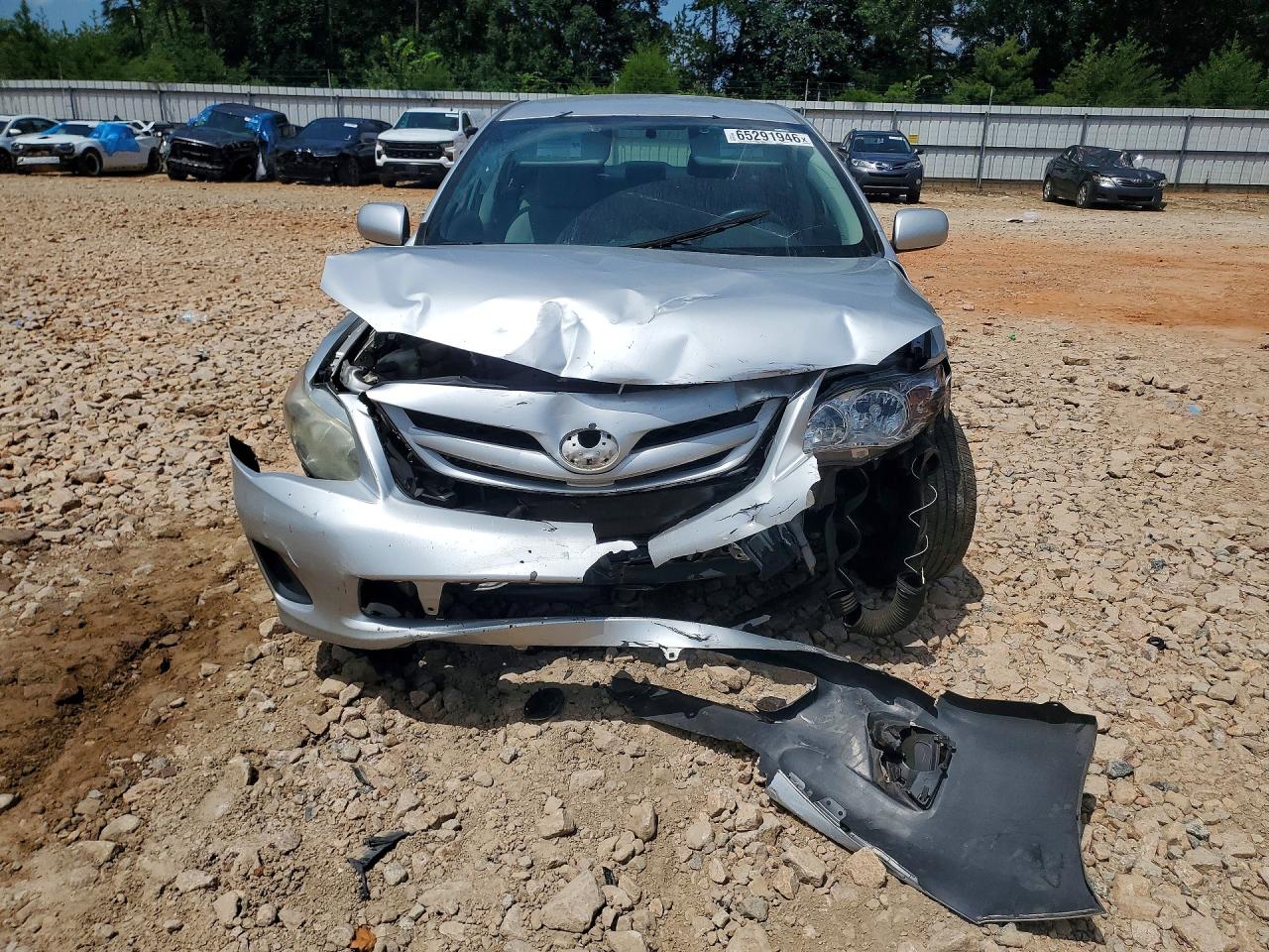 2012 Toyota Corolla Le Silver vin: 5YFBU4EE9CP028365