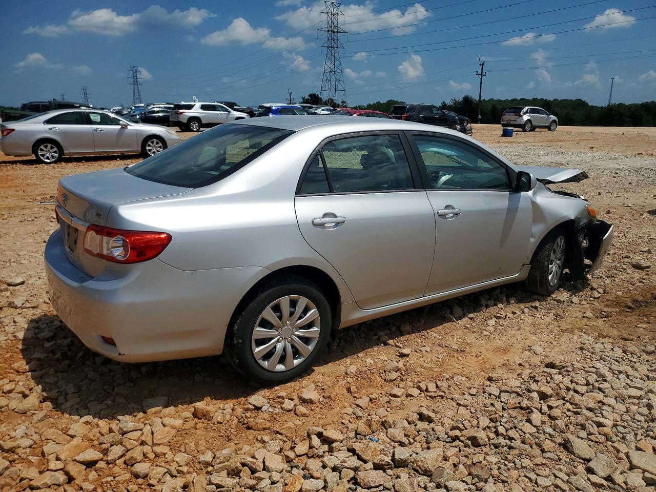 2012 Toyota Corolla Le Silver vin: 5YFBU4EE9CP028365
