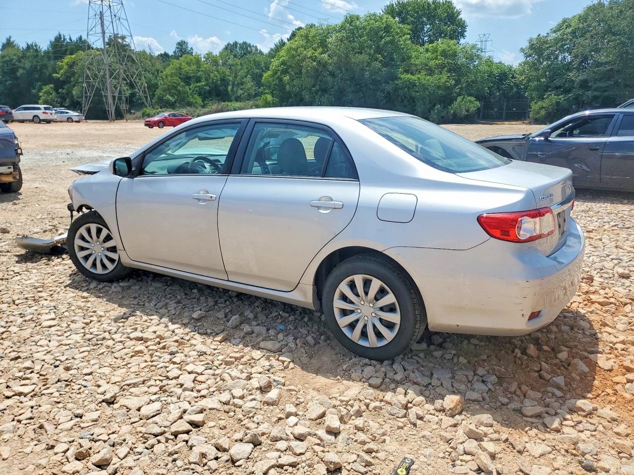 2012 Toyota Corolla Le Silver vin: 5YFBU4EE9CP028365
