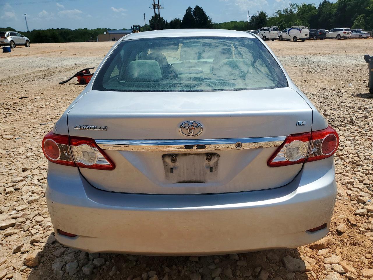 2012 Toyota Corolla Le Silver vin: 5YFBU4EE9CP028365