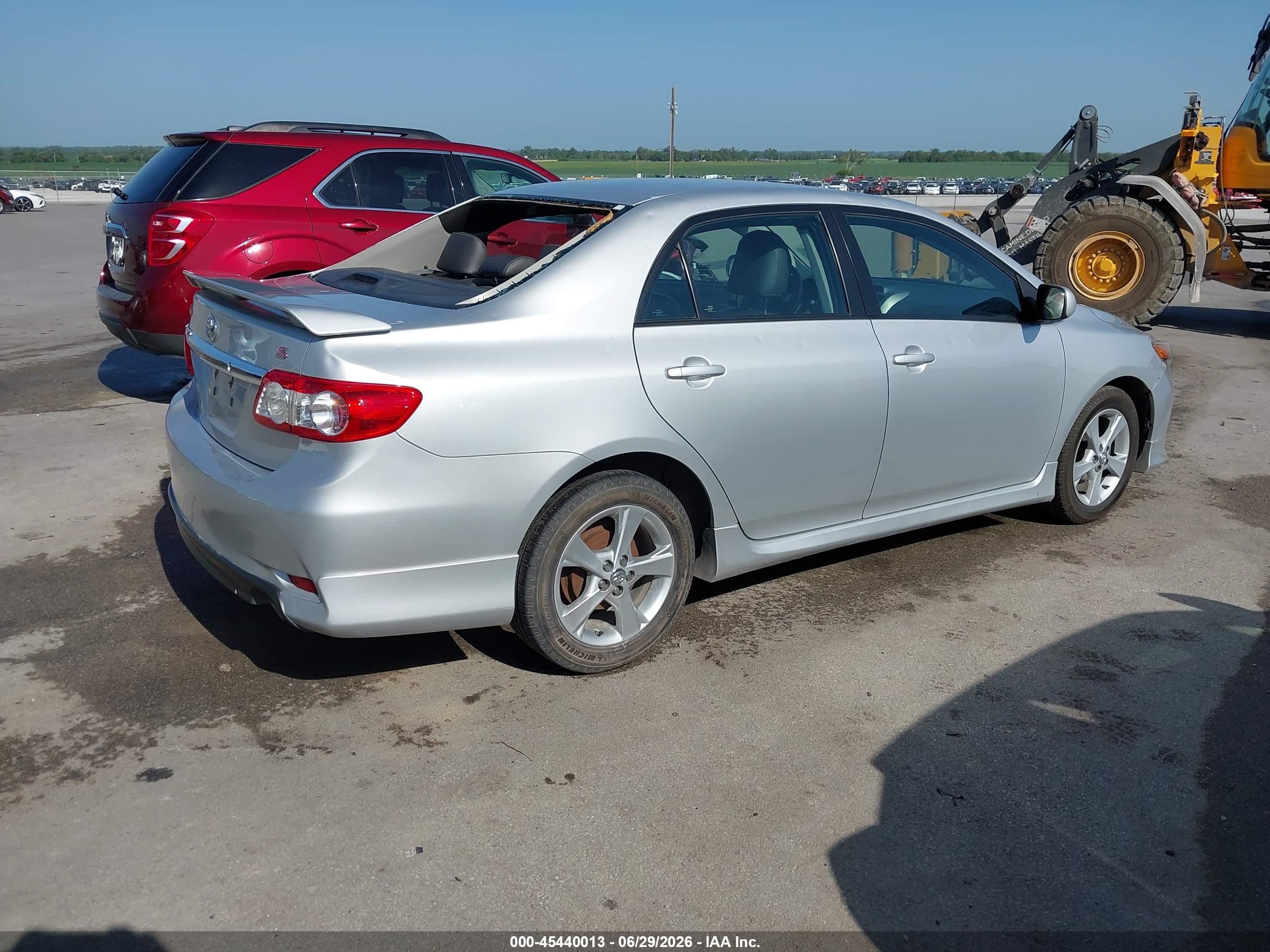 2012 Toyota Corolla S Silver vin: 5YFBU4EE9CP036059