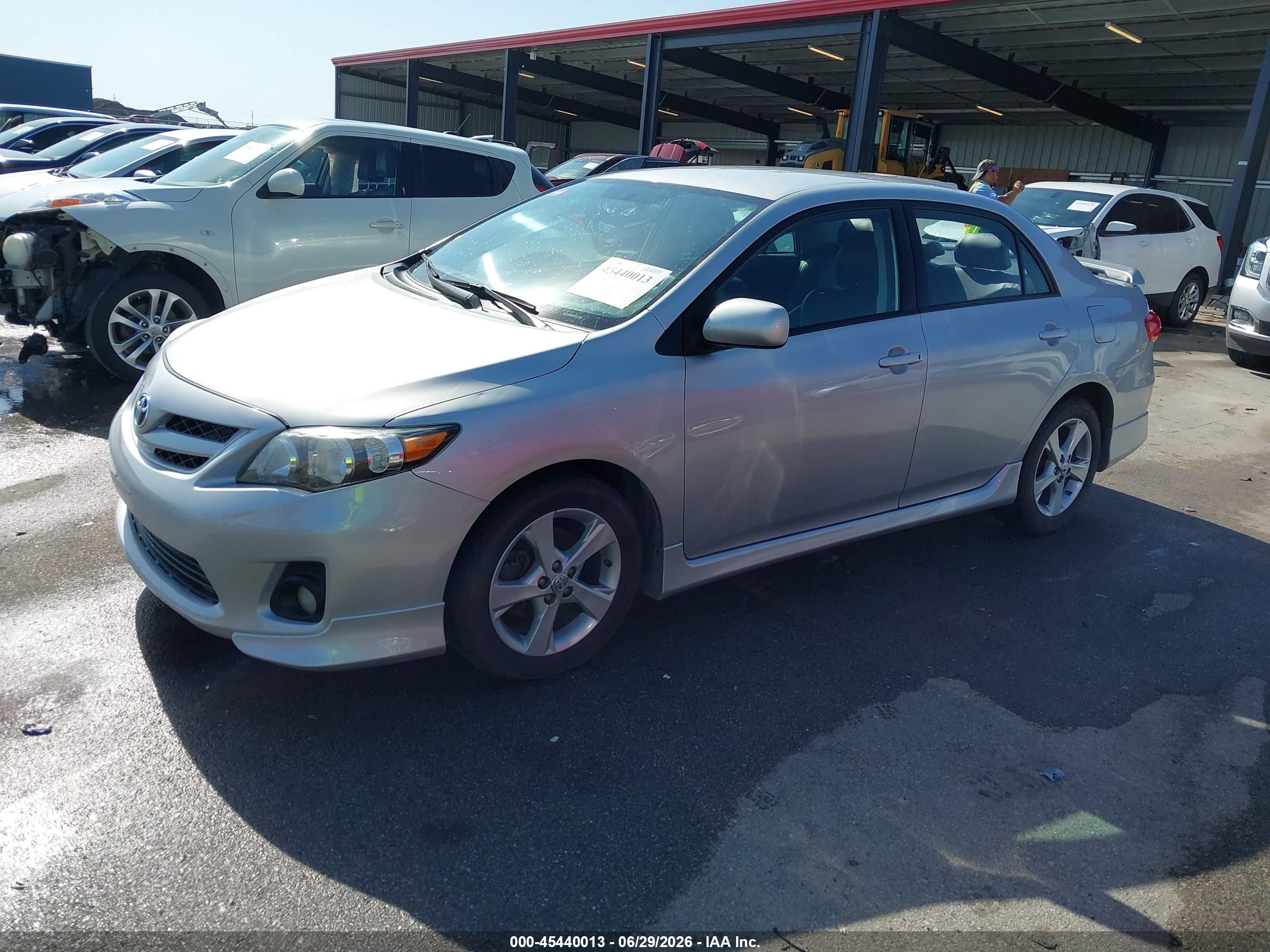 2012 Toyota Corolla S Silver vin: 5YFBU4EE9CP036059