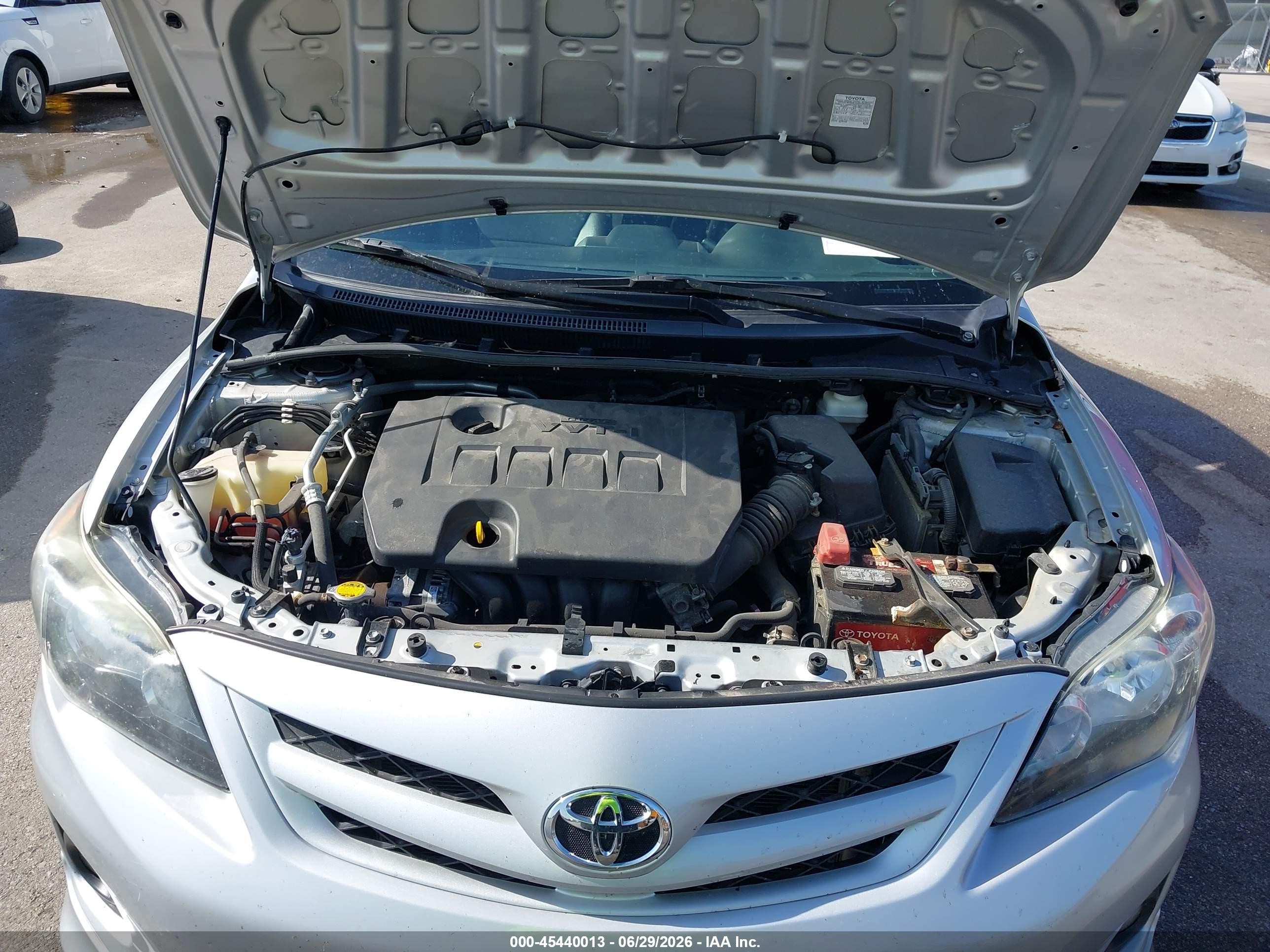 2012 Toyota Corolla S Silver vin: 5YFBU4EE9CP036059