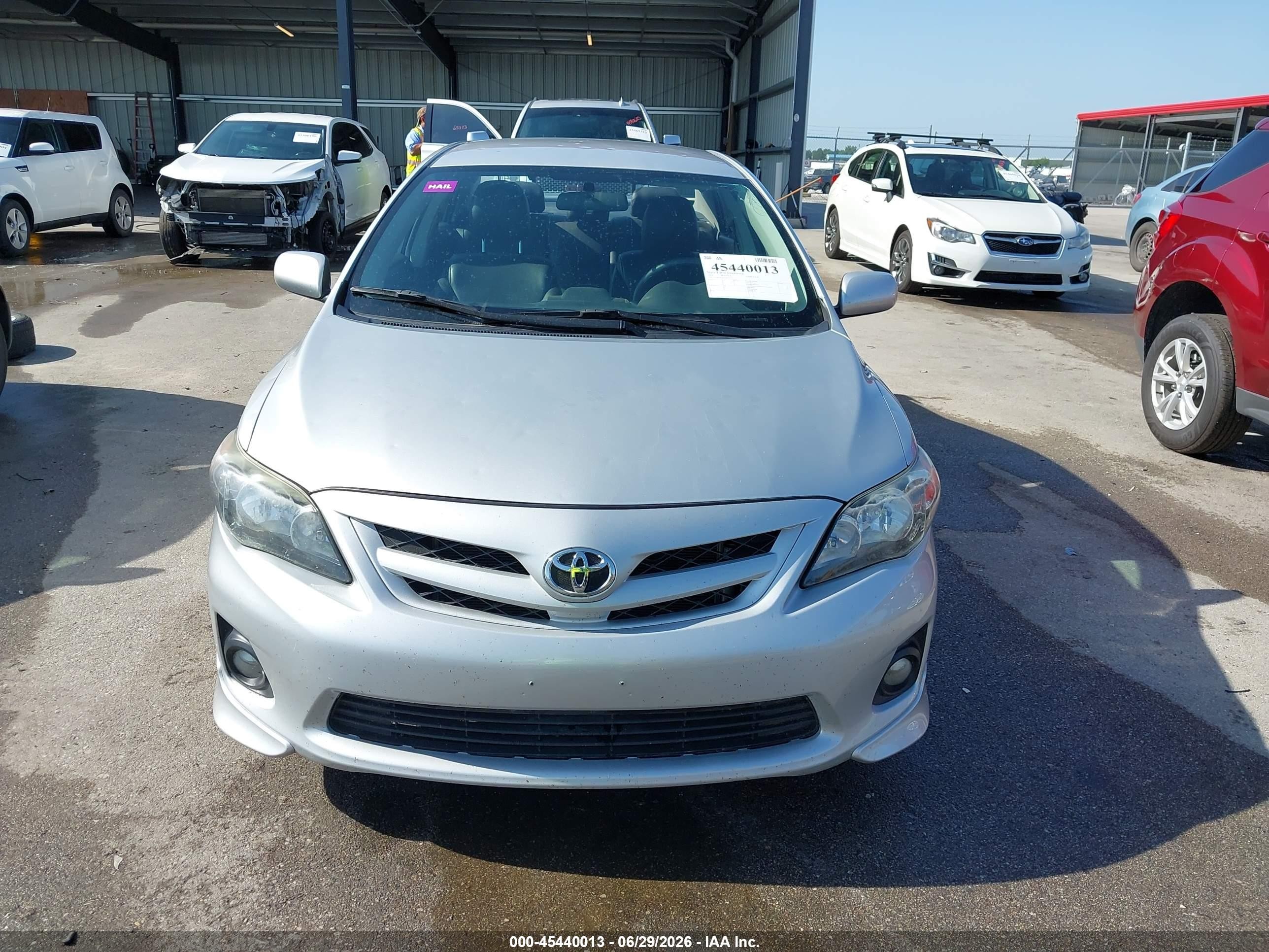 2012 Toyota Corolla S Silver vin: 5YFBU4EE9CP036059