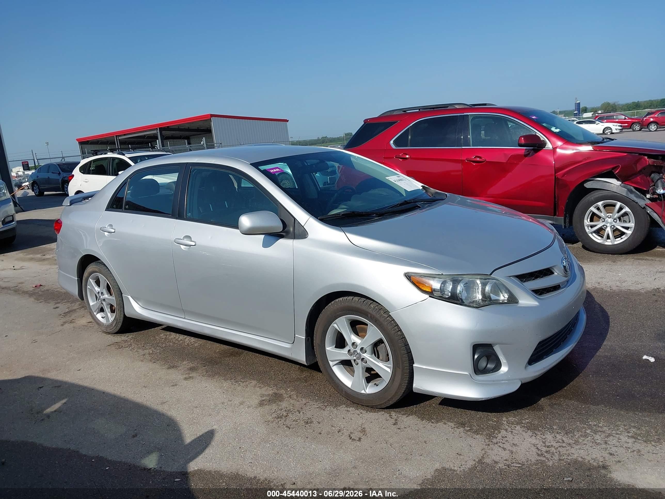2012 Toyota Corolla S Silver vin: 5YFBU4EE9CP036059