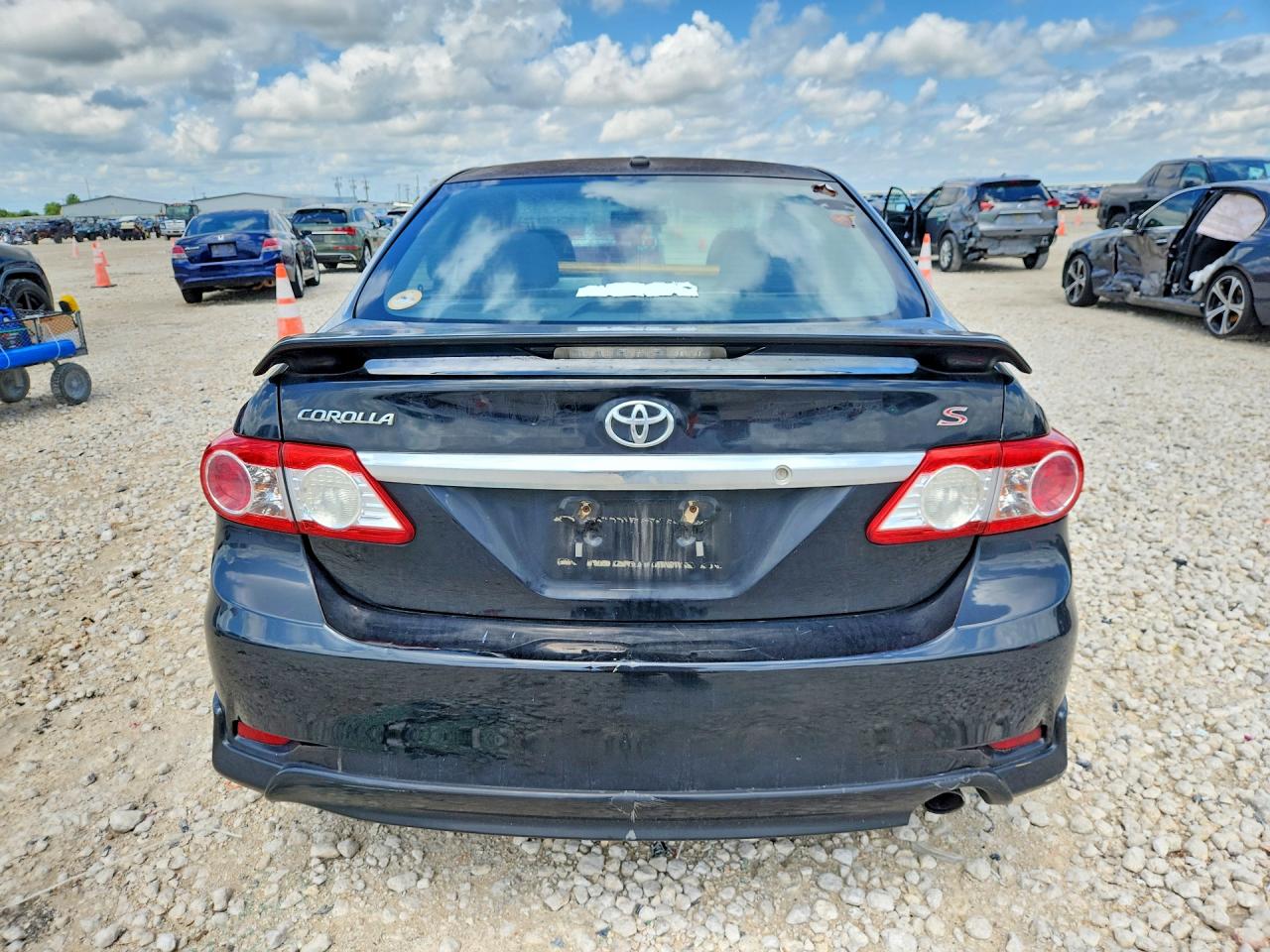 2012 Toyota Corolla S Black vin: 5YFBU4EE9CP036076