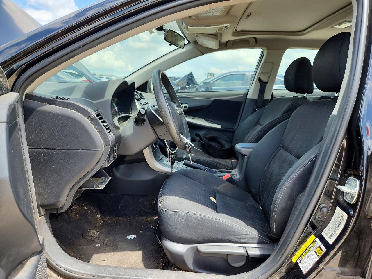 2012 Toyota Corolla S Black vin: 5YFBU4EE9CP036076