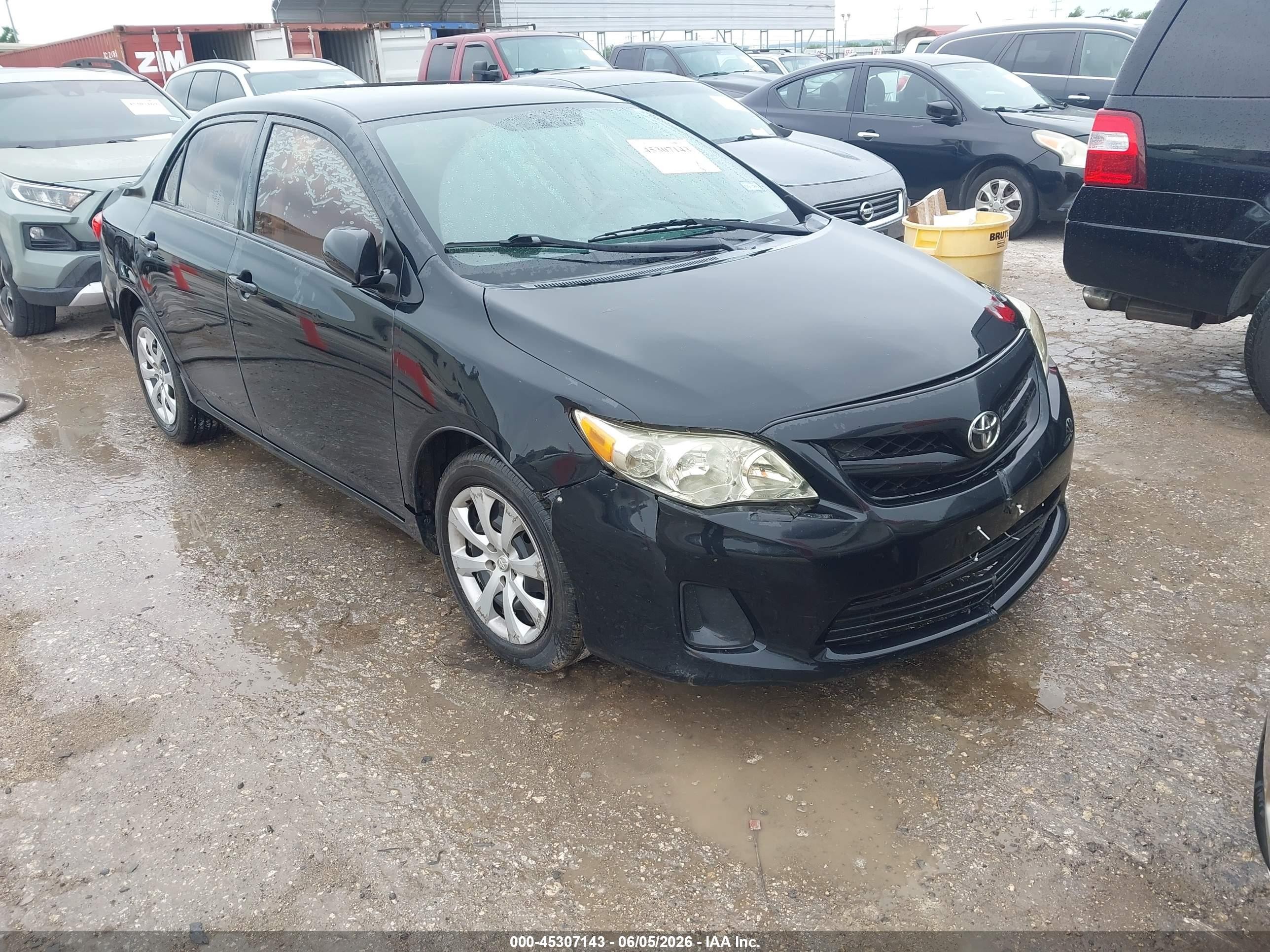 2012 Toyota Corolla Le Black vin: 5YFBU4EE9CP036790