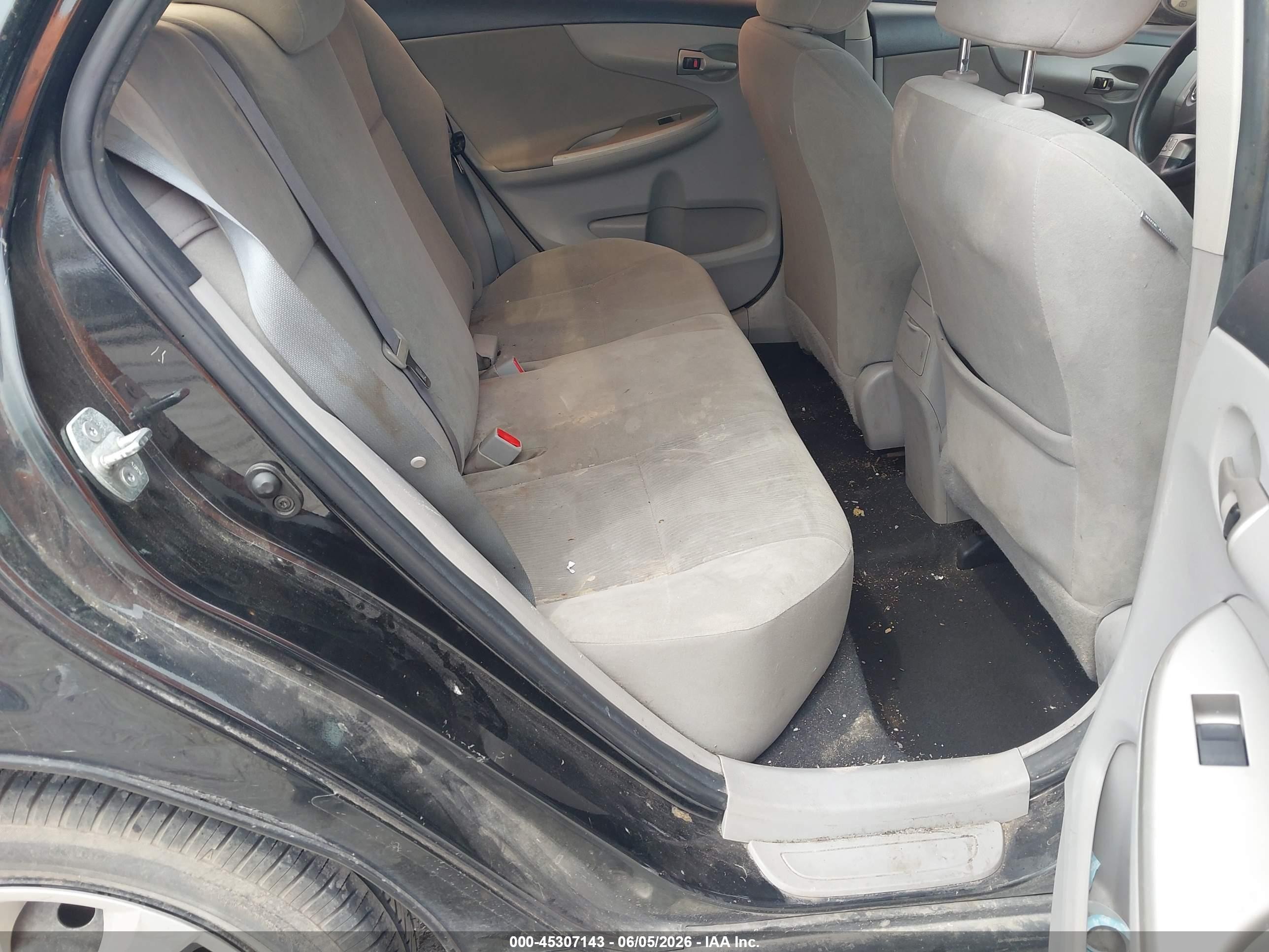 2012 Toyota Corolla Le Black vin: 5YFBU4EE9CP036790