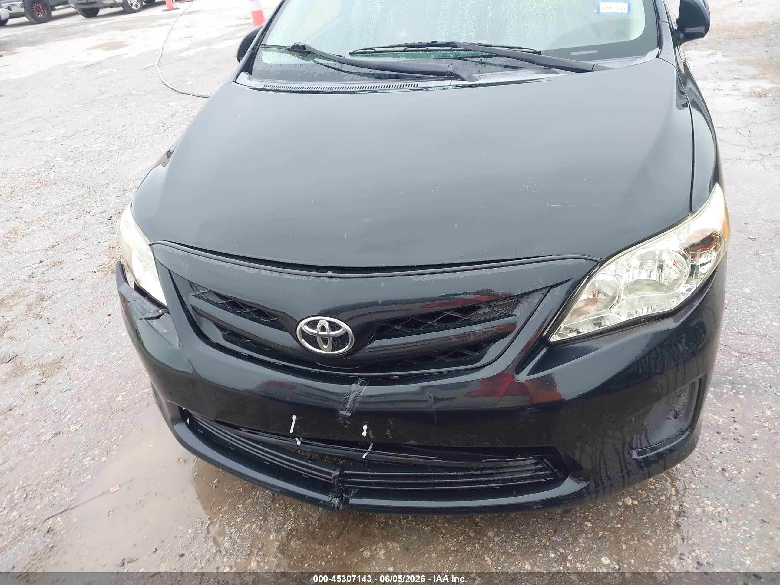2012 Toyota Corolla Le Black vin: 5YFBU4EE9CP036790