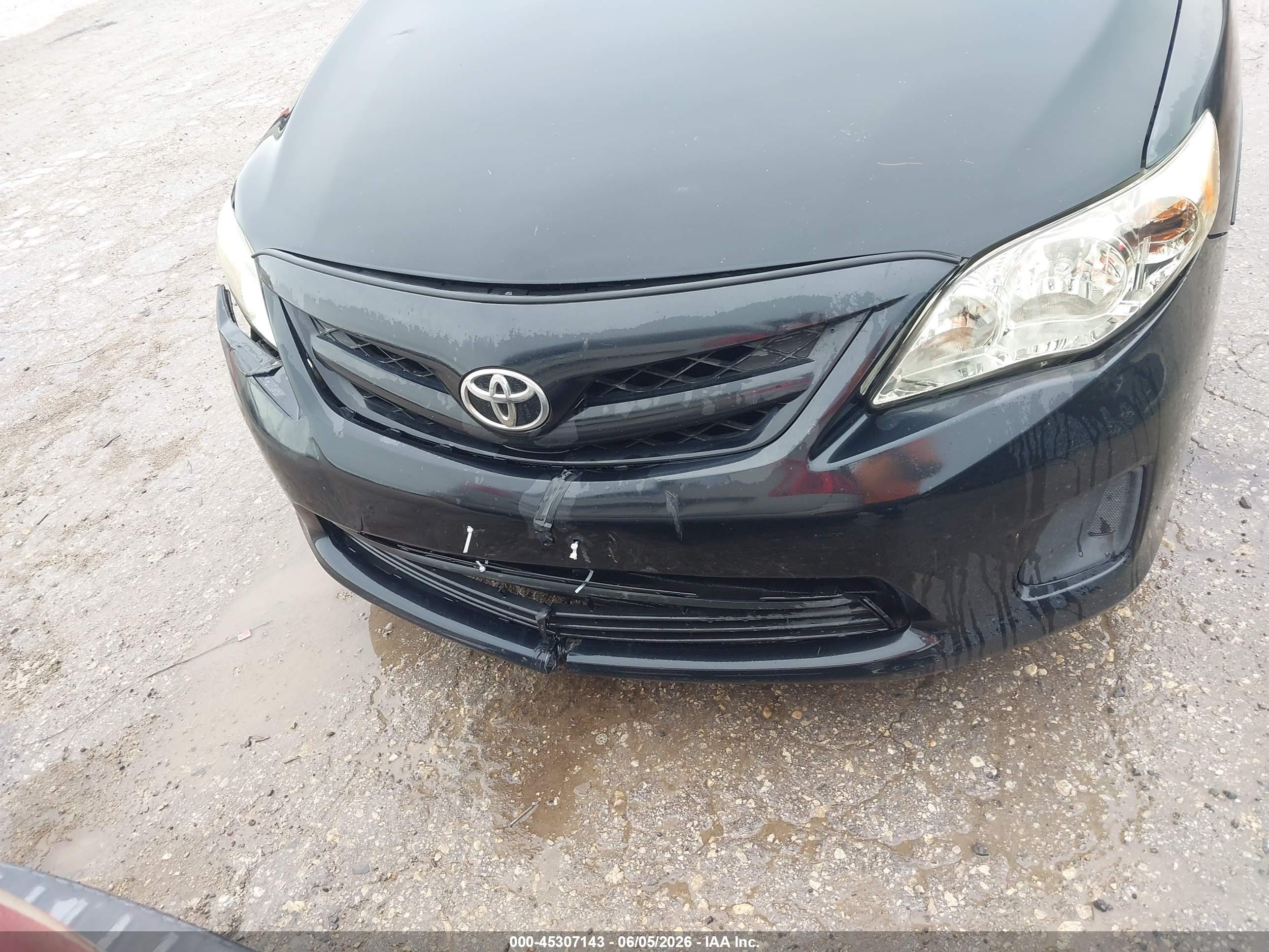 2012 Toyota Corolla Le Black vin: 5YFBU4EE9CP036790