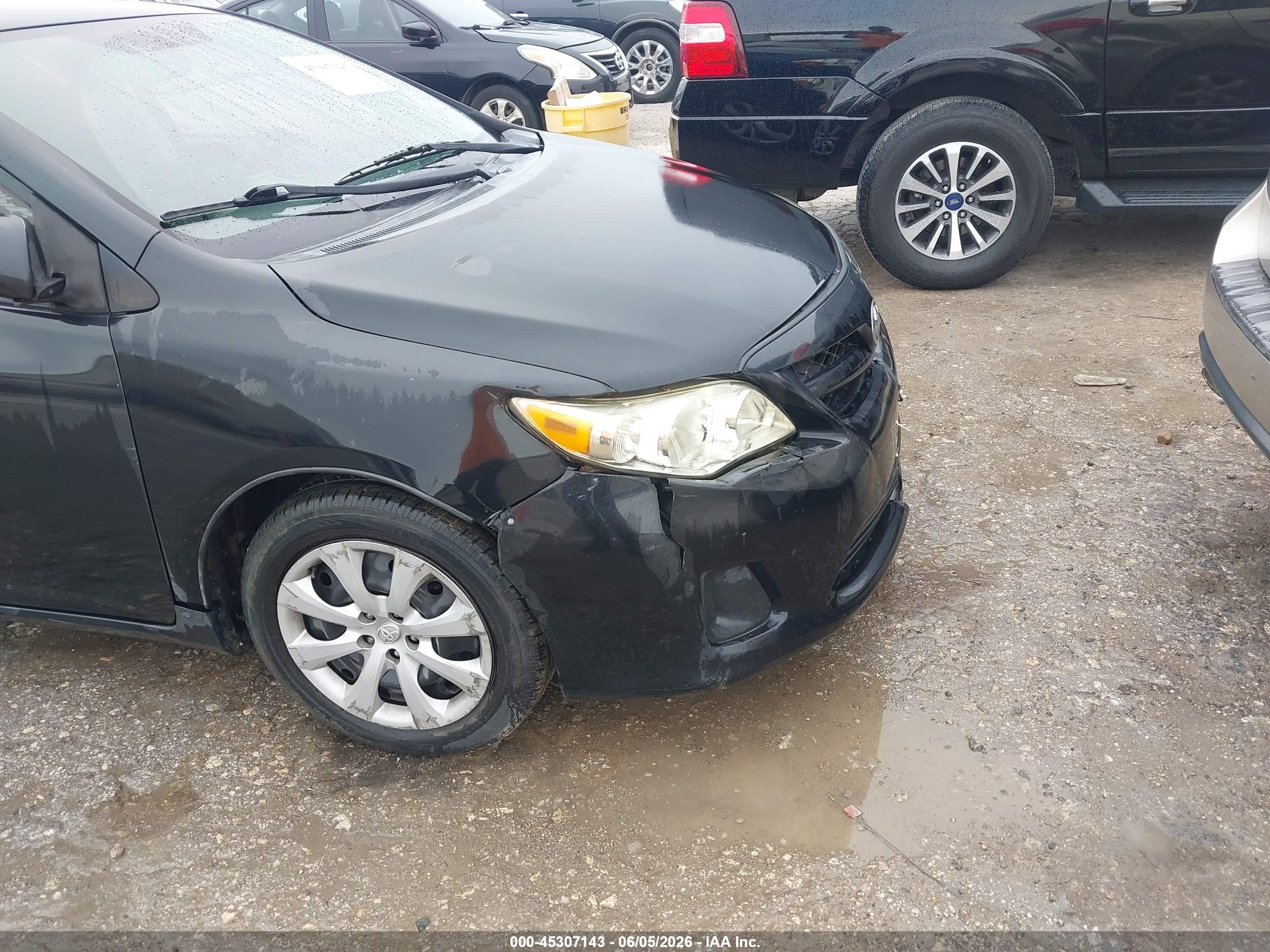 2012 Toyota Corolla Le Black vin: 5YFBU4EE9CP036790