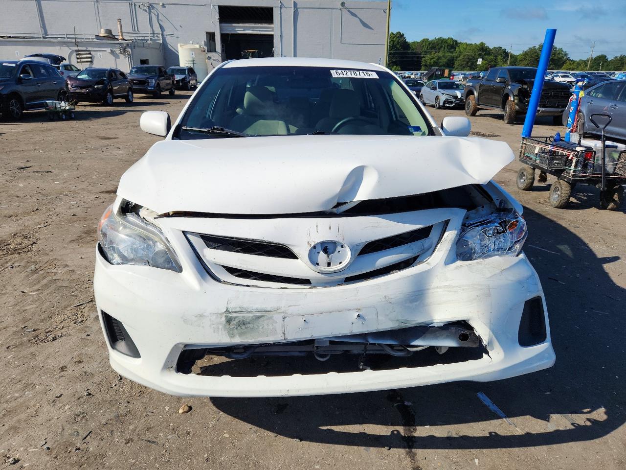 2012 Toyota Corolla Le White vin: 5YFBU4EE9CP038667