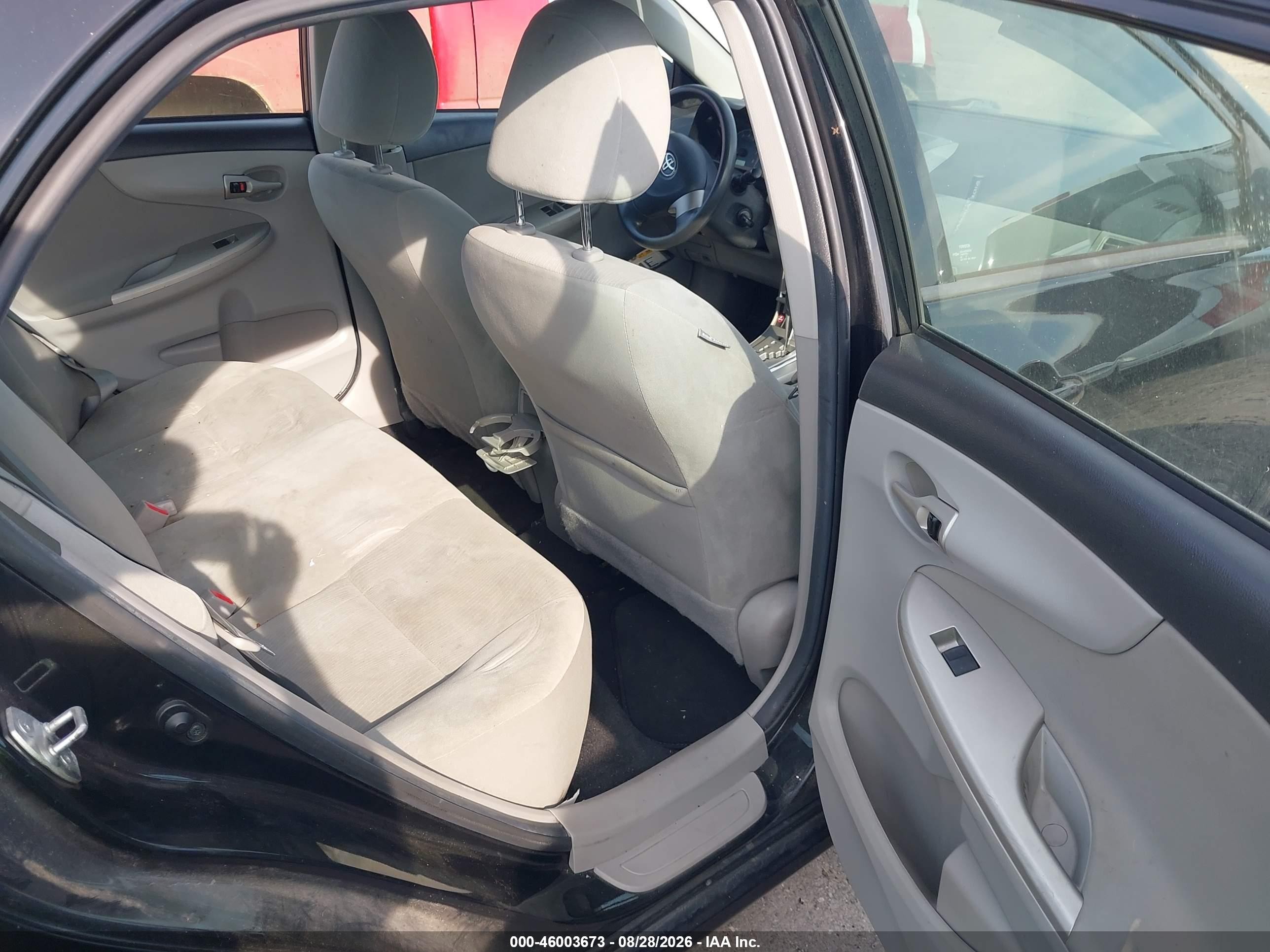 2012 Toyota Corolla Le Black vin: 5YFBU4EE9CP039415