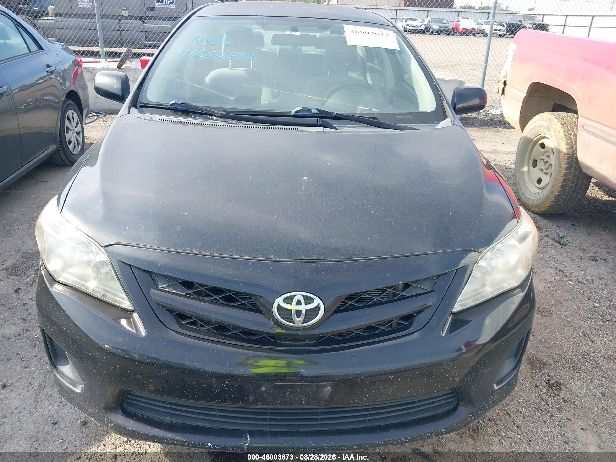 2012 Toyota Corolla Le Black vin: 5YFBU4EE9CP039415