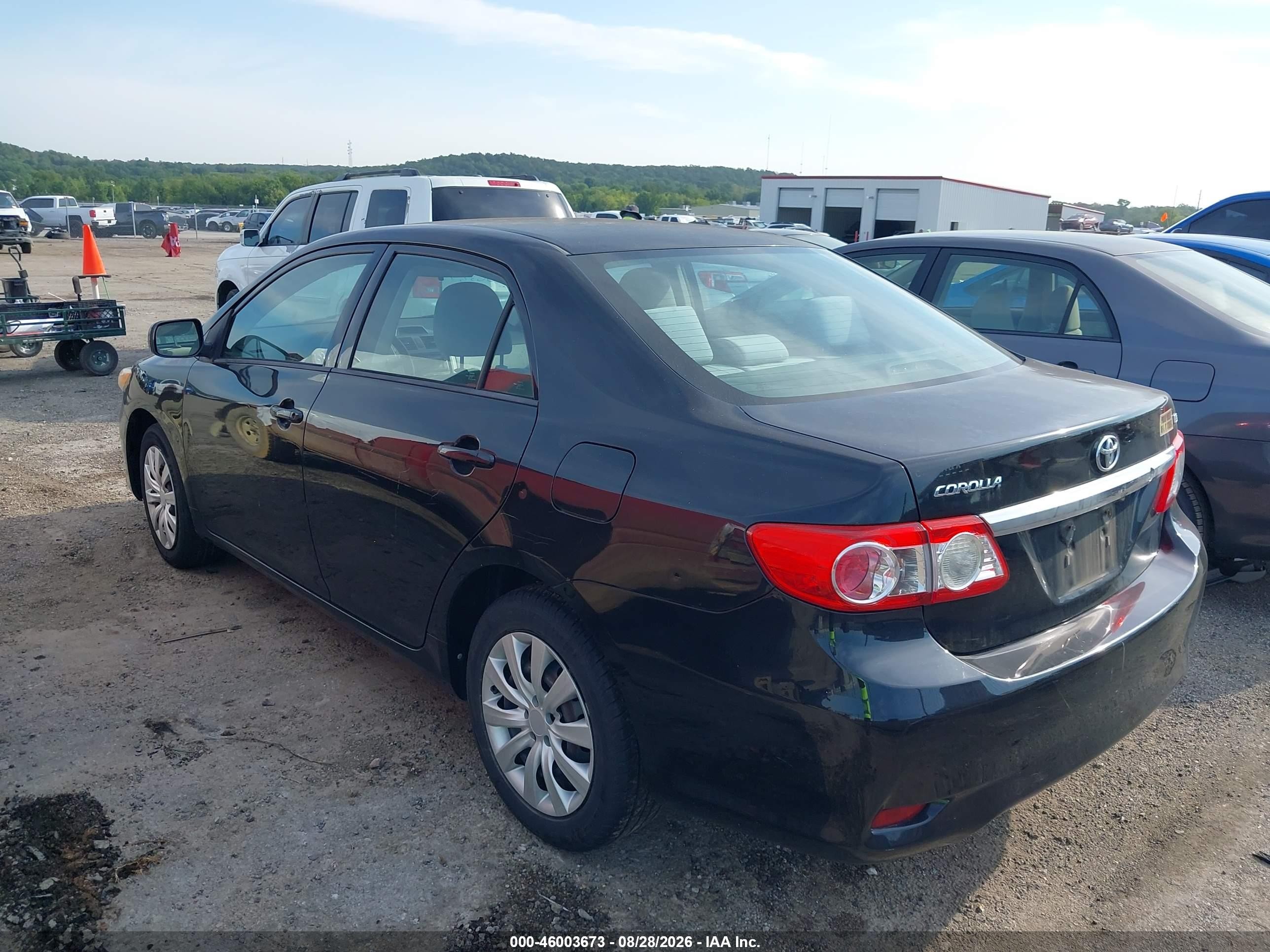 2012 Toyota Corolla Le Black vin: 5YFBU4EE9CP039415