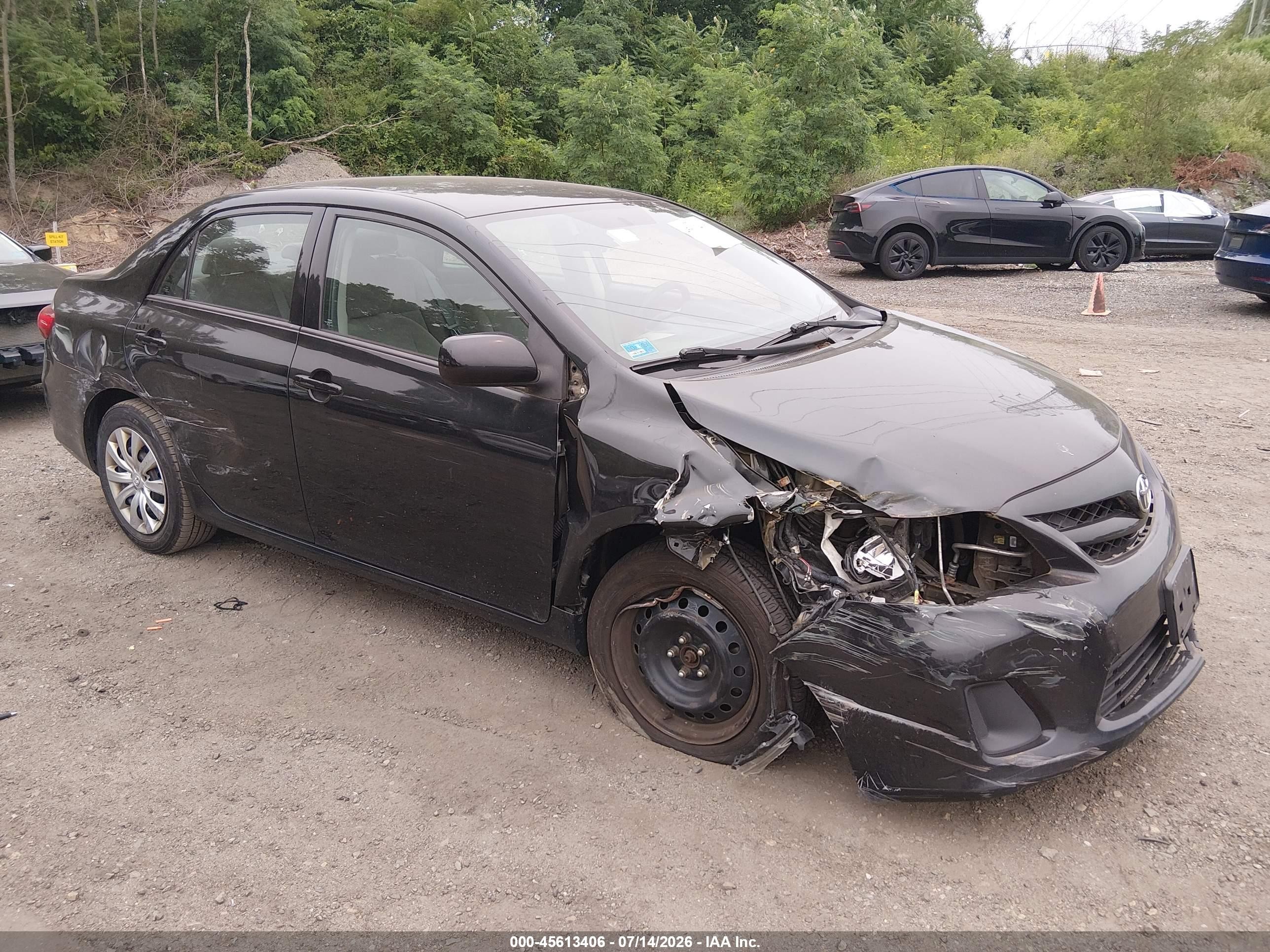 2012 Toyota Corolla Le Black vin: 5YFBU4EE9CP043318