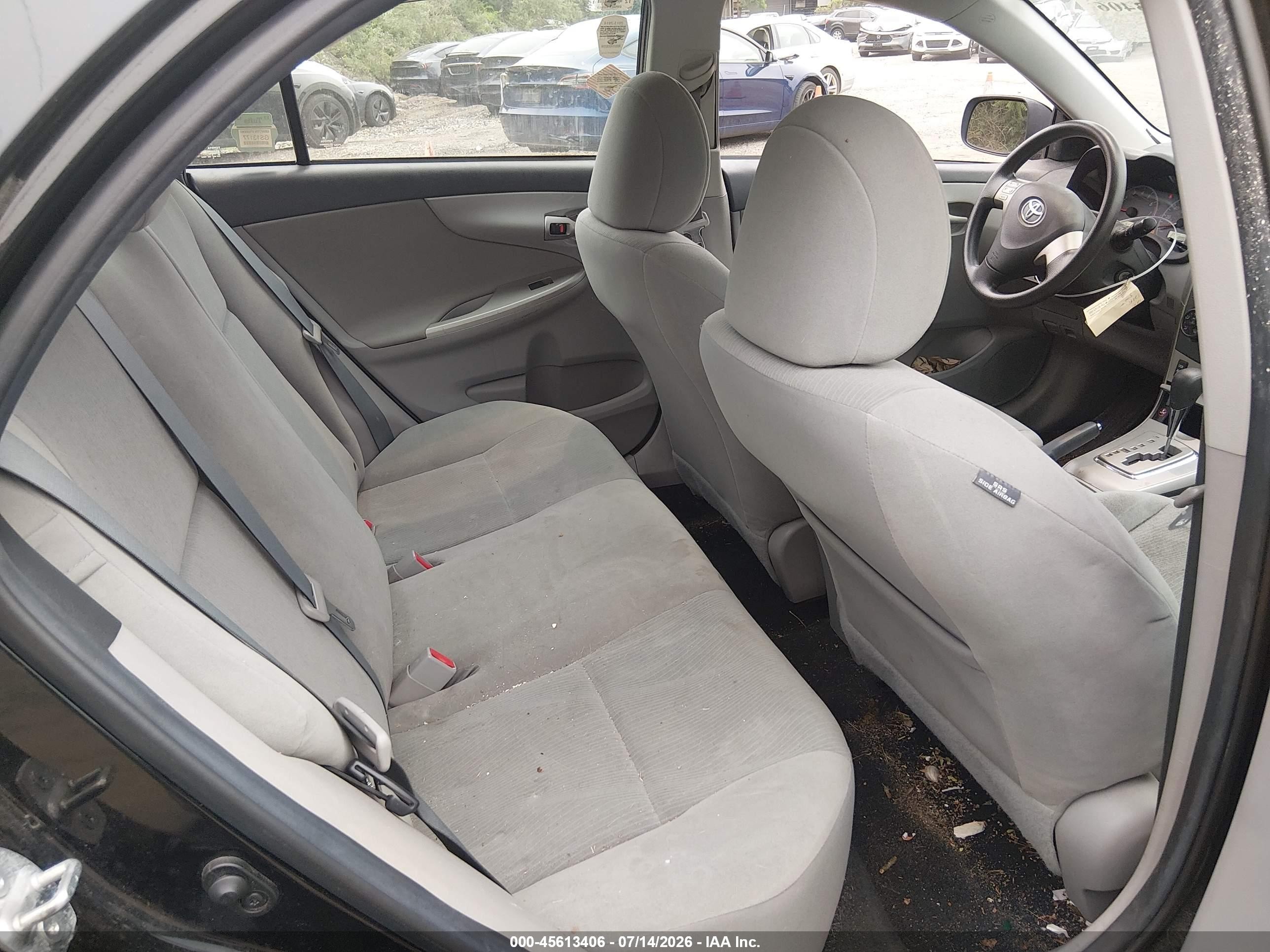 2012 Toyota Corolla Le Black vin: 5YFBU4EE9CP043318