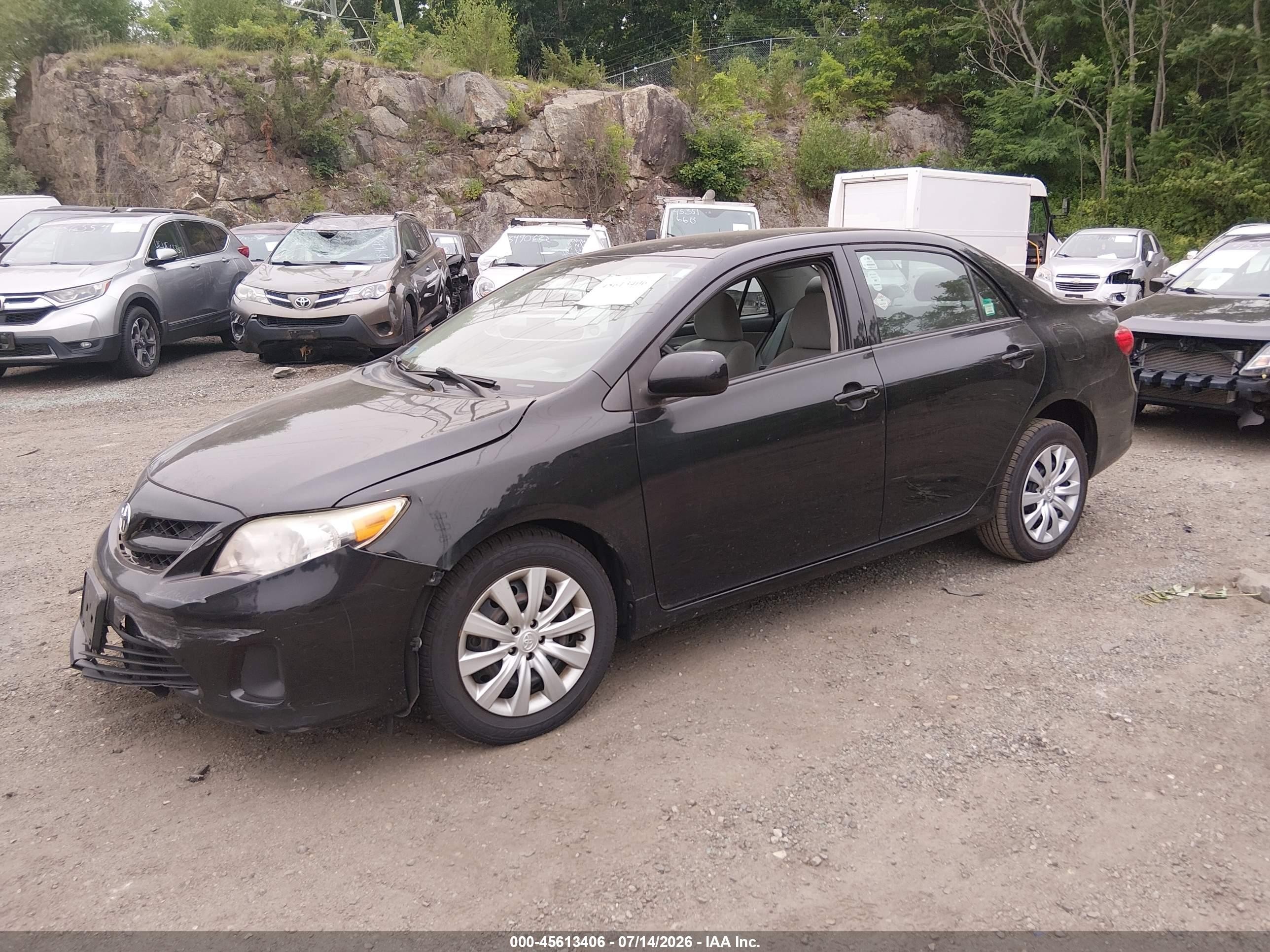 2012 Toyota Corolla Le Black vin: 5YFBU4EE9CP043318