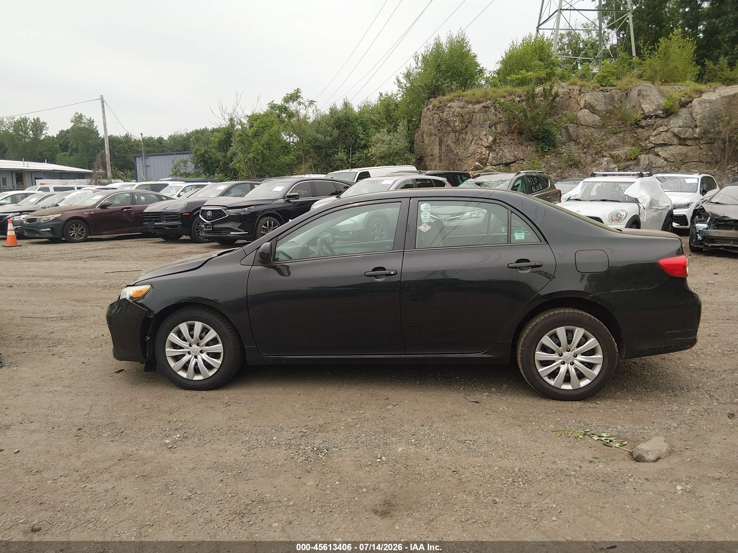 2012 Toyota Corolla Le Black vin: 5YFBU4EE9CP043318