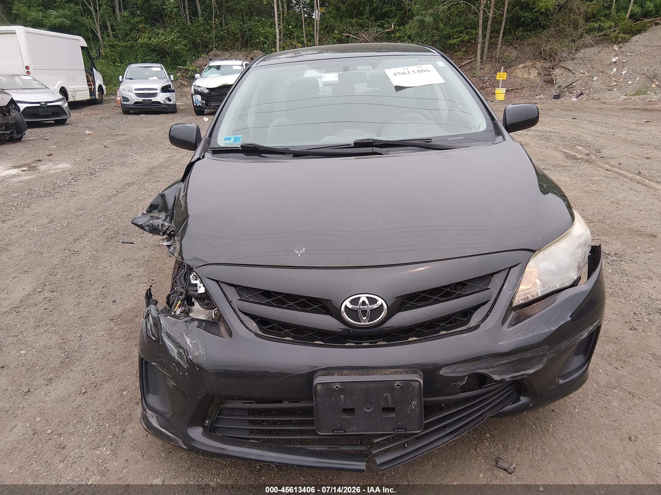 2012 Toyota Corolla Le Black vin: 5YFBU4EE9CP043318