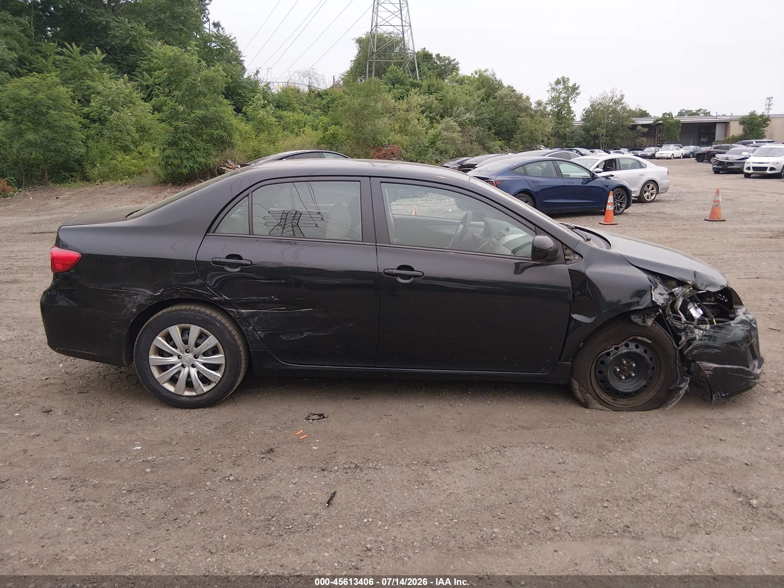 2012 Toyota Corolla Le Black vin: 5YFBU4EE9CP043318
