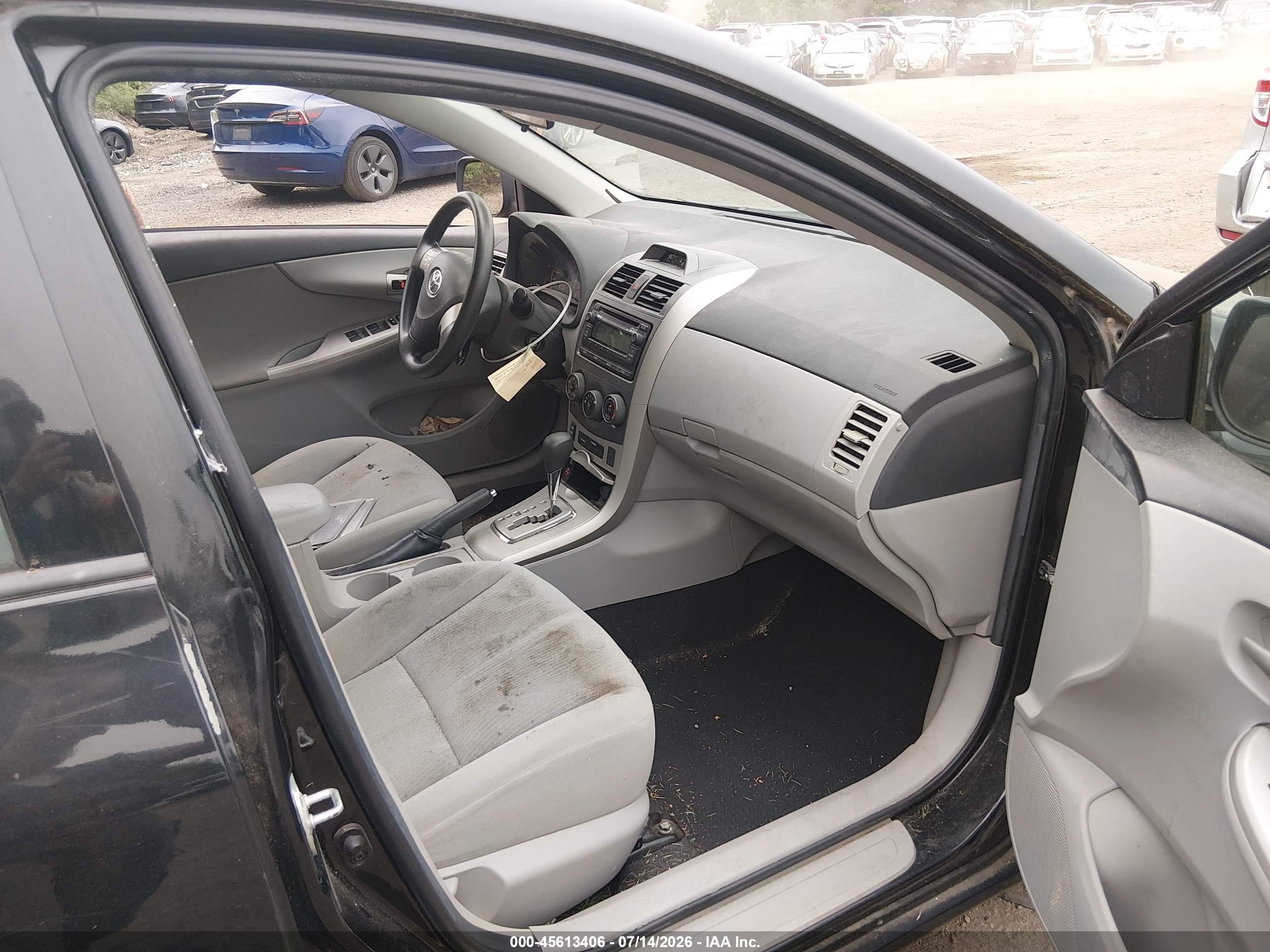 2012 Toyota Corolla Le Black vin: 5YFBU4EE9CP043318