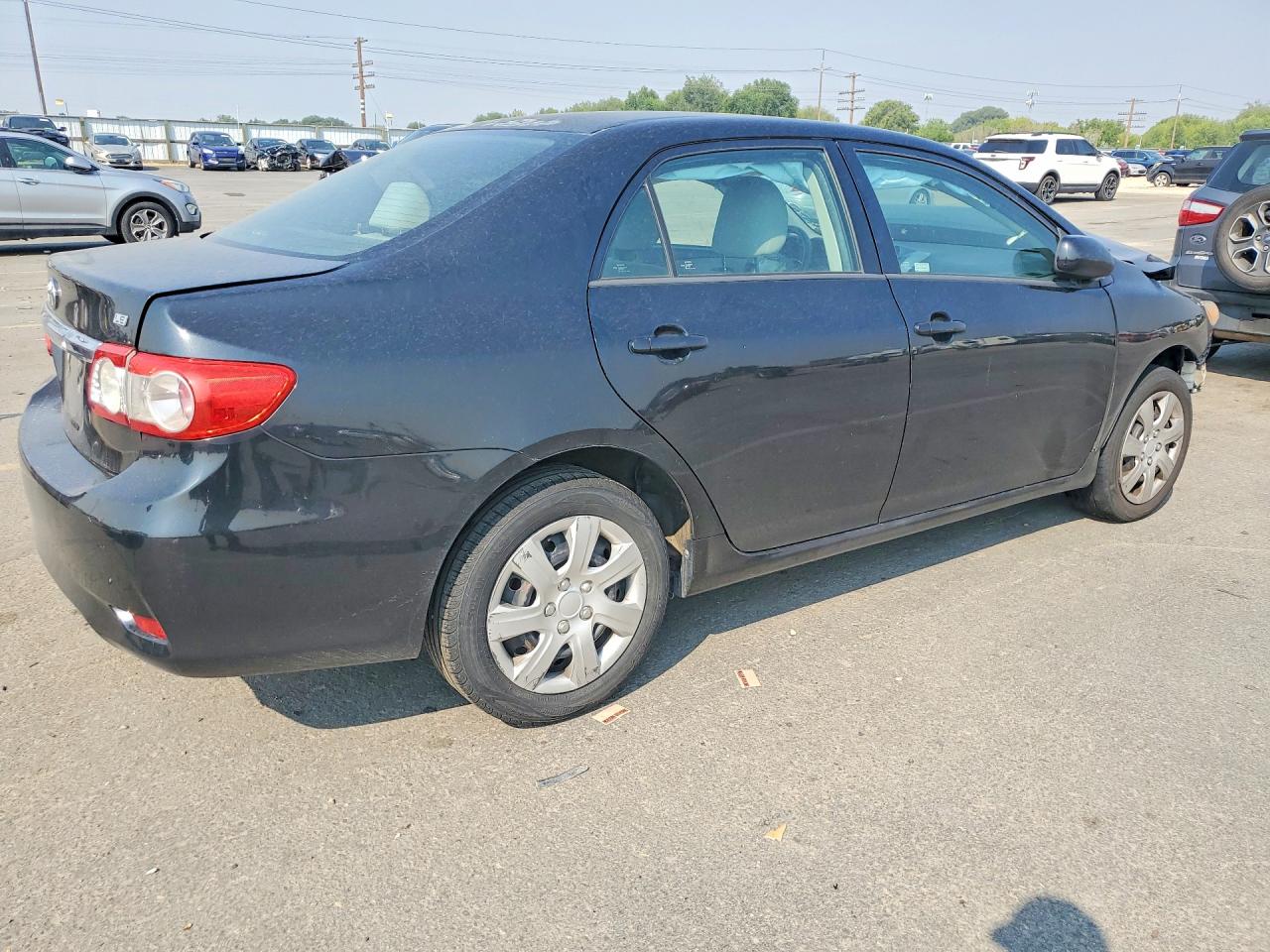2012 Toyota Corolla Le Черный vin: 5YFBU4EE9CP047918