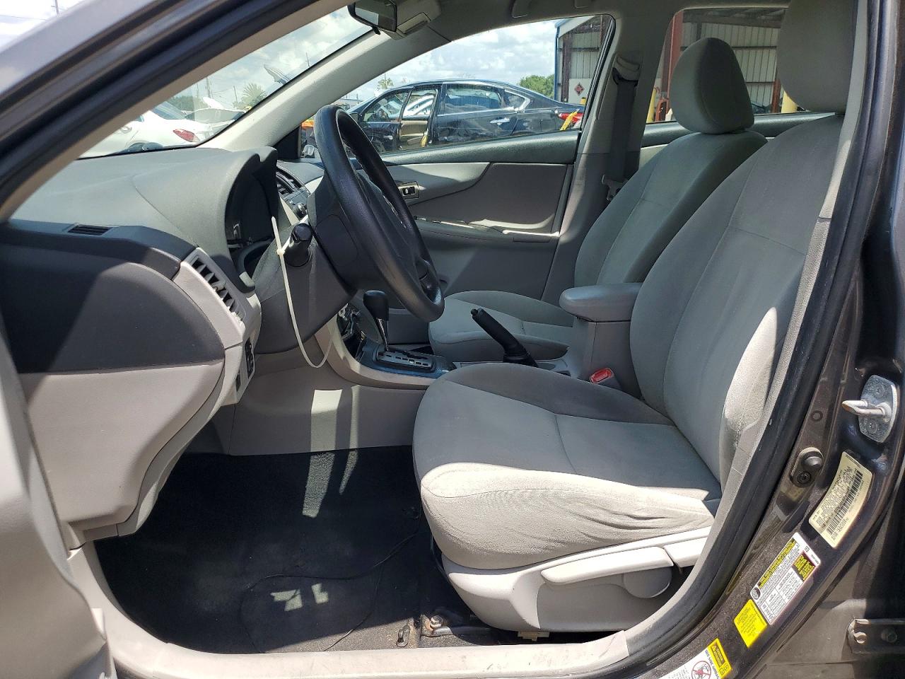 2013 Toyota Corolla L Gray vin: 5YFBU4EE9DP075607