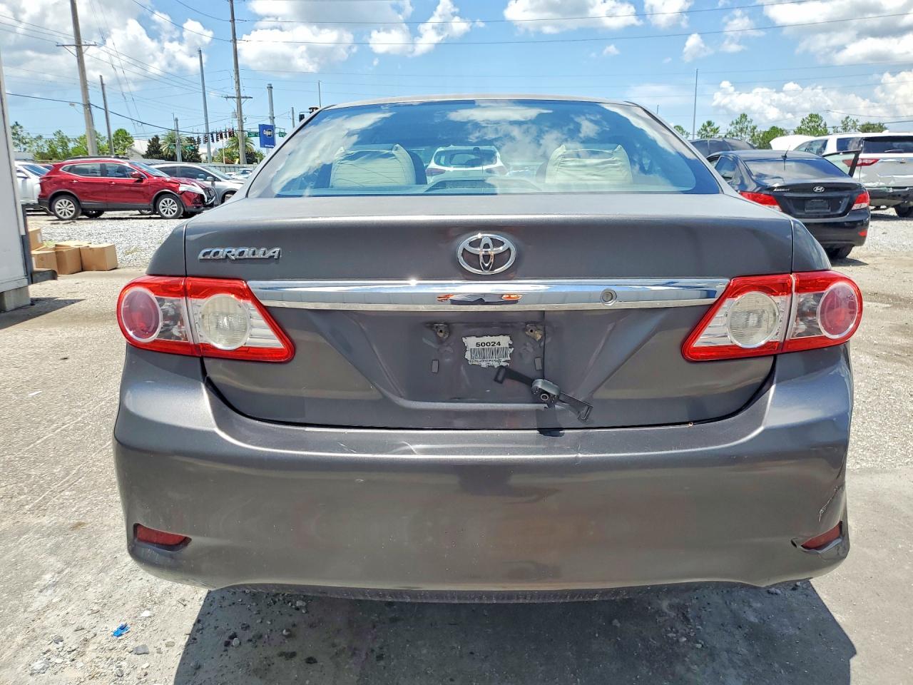 2013 Toyota Corolla L Gray vin: 5YFBU4EE9DP075607