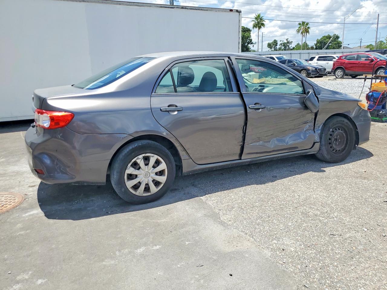 2013 Toyota Corolla L Gray vin: 5YFBU4EE9DP075607