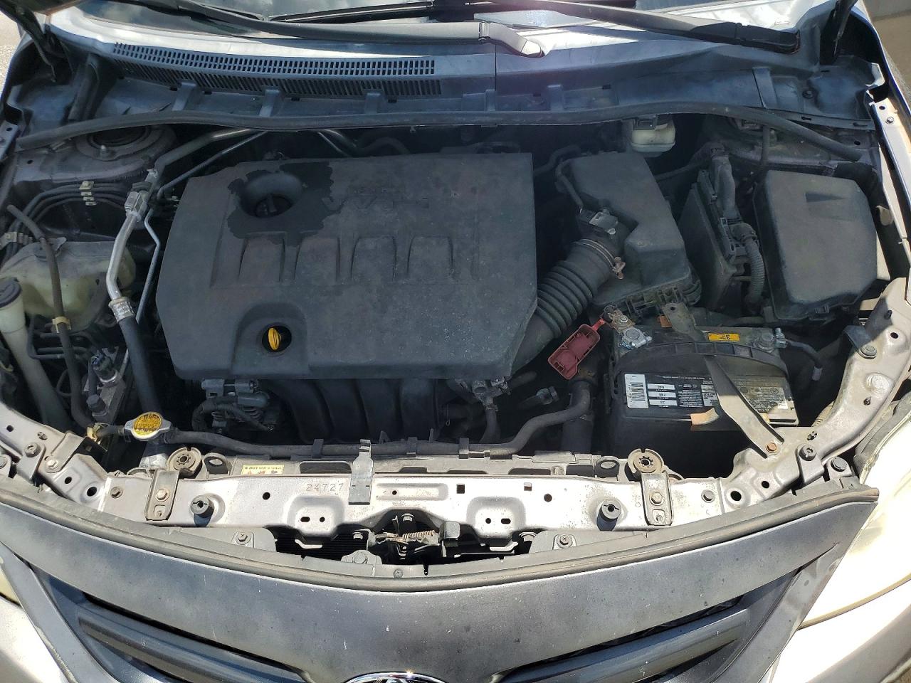 2013 Toyota Corolla L Gray vin: 5YFBU4EE9DP075607