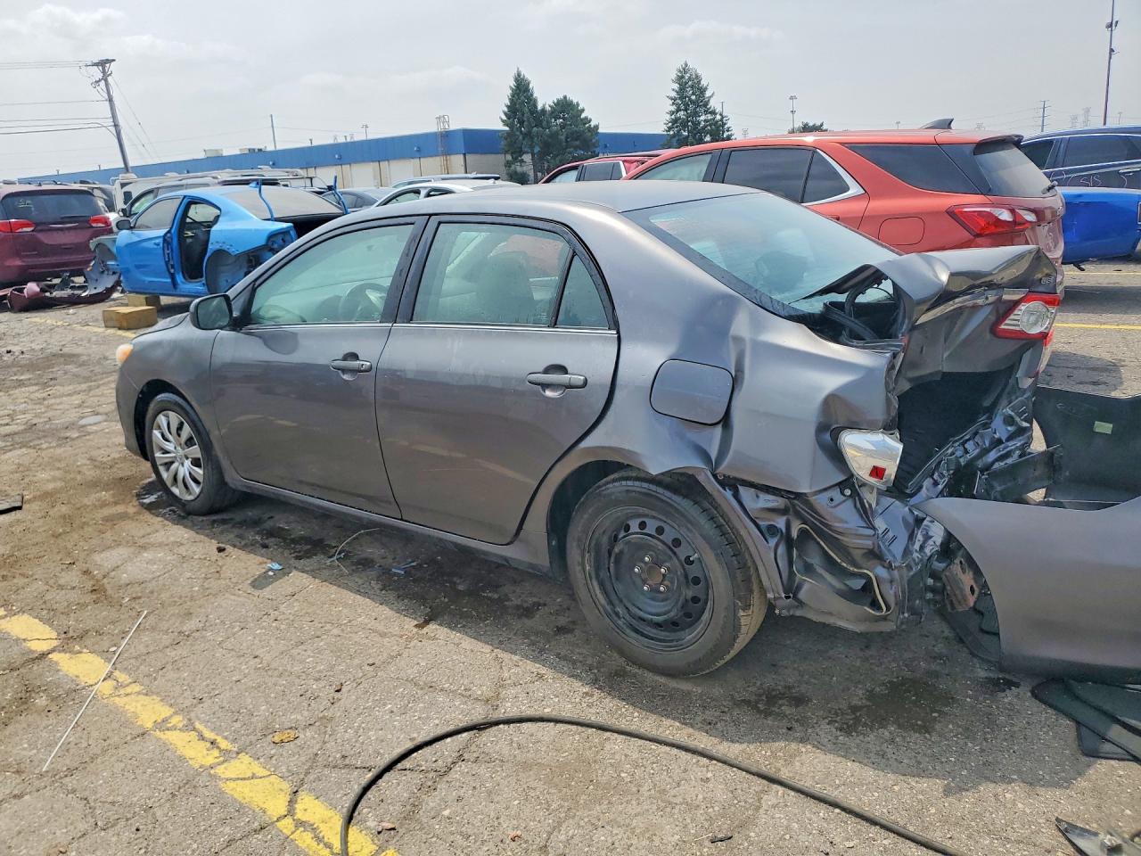 2013 Toyota Corolla Le Gray vin: 5YFBU4EE9DP080323