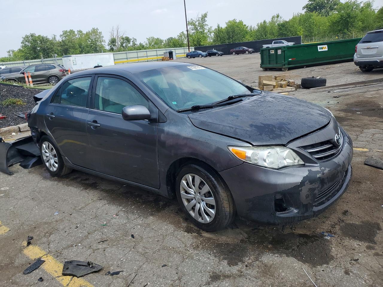 2013 Toyota Corolla Le Gray vin: 5YFBU4EE9DP080323