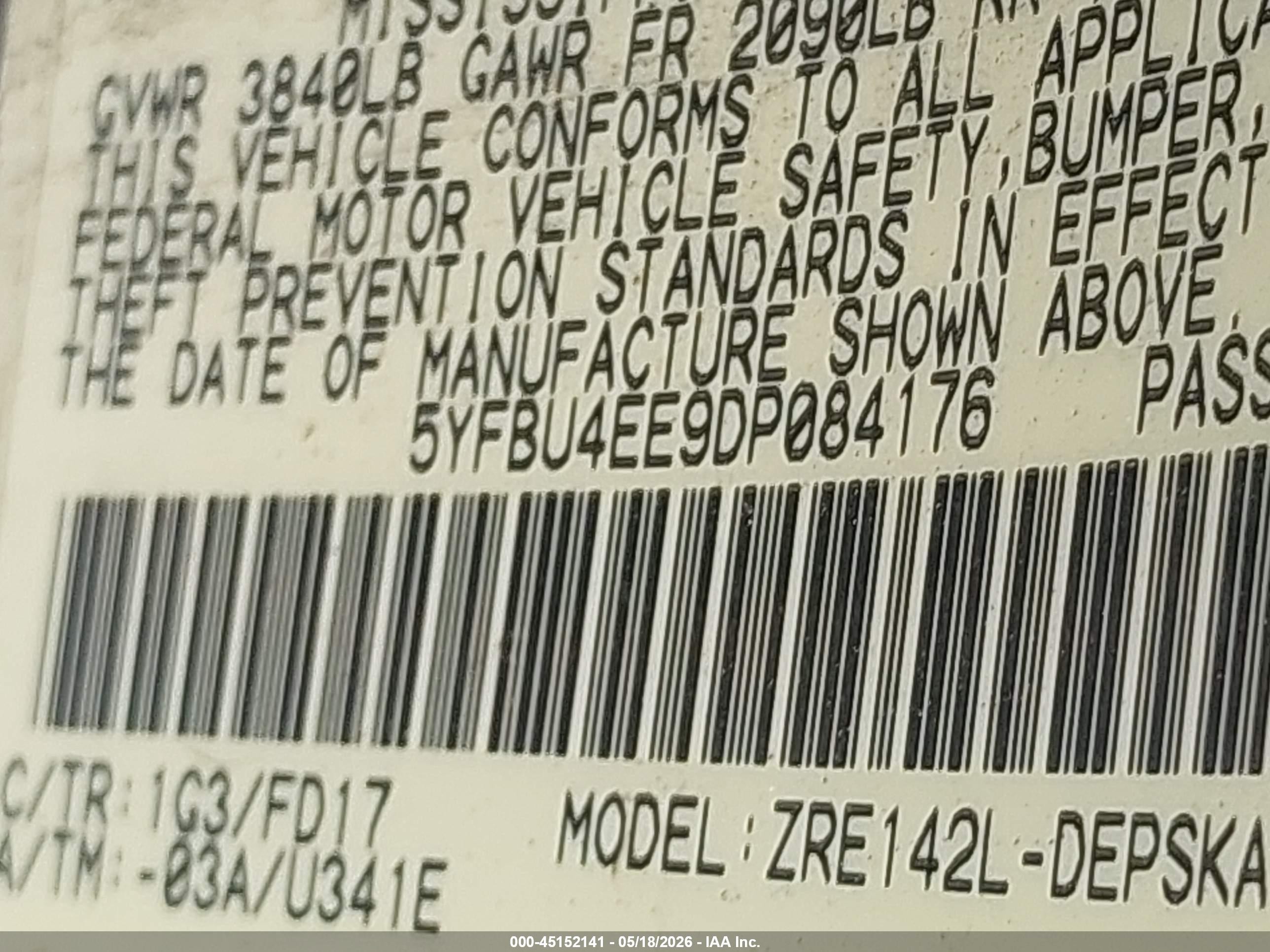 2013 Toyota Corolla S Gray vin: 5YFBU4EE9DP084176
