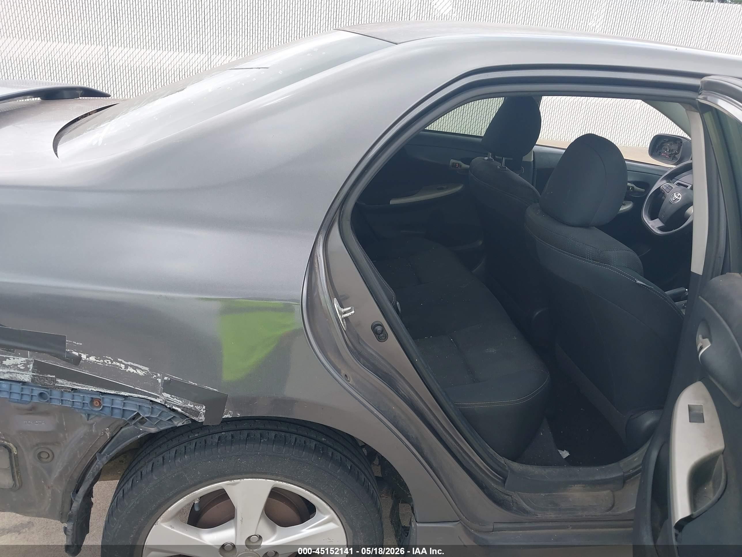 2013 Toyota Corolla S Gray vin: 5YFBU4EE9DP084176