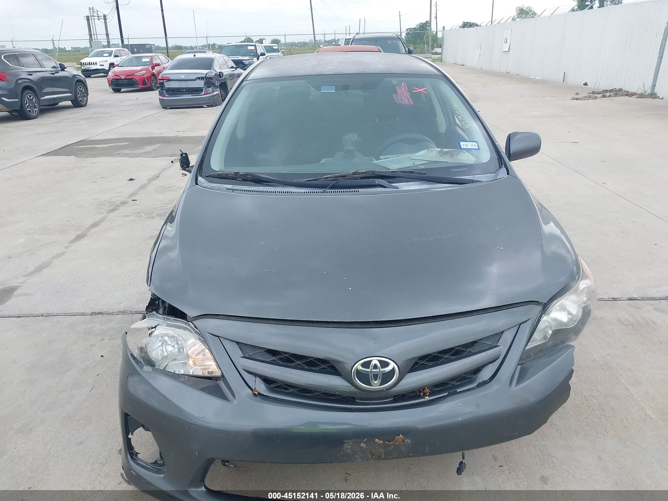 2013 Toyota Corolla S Gray vin: 5YFBU4EE9DP084176