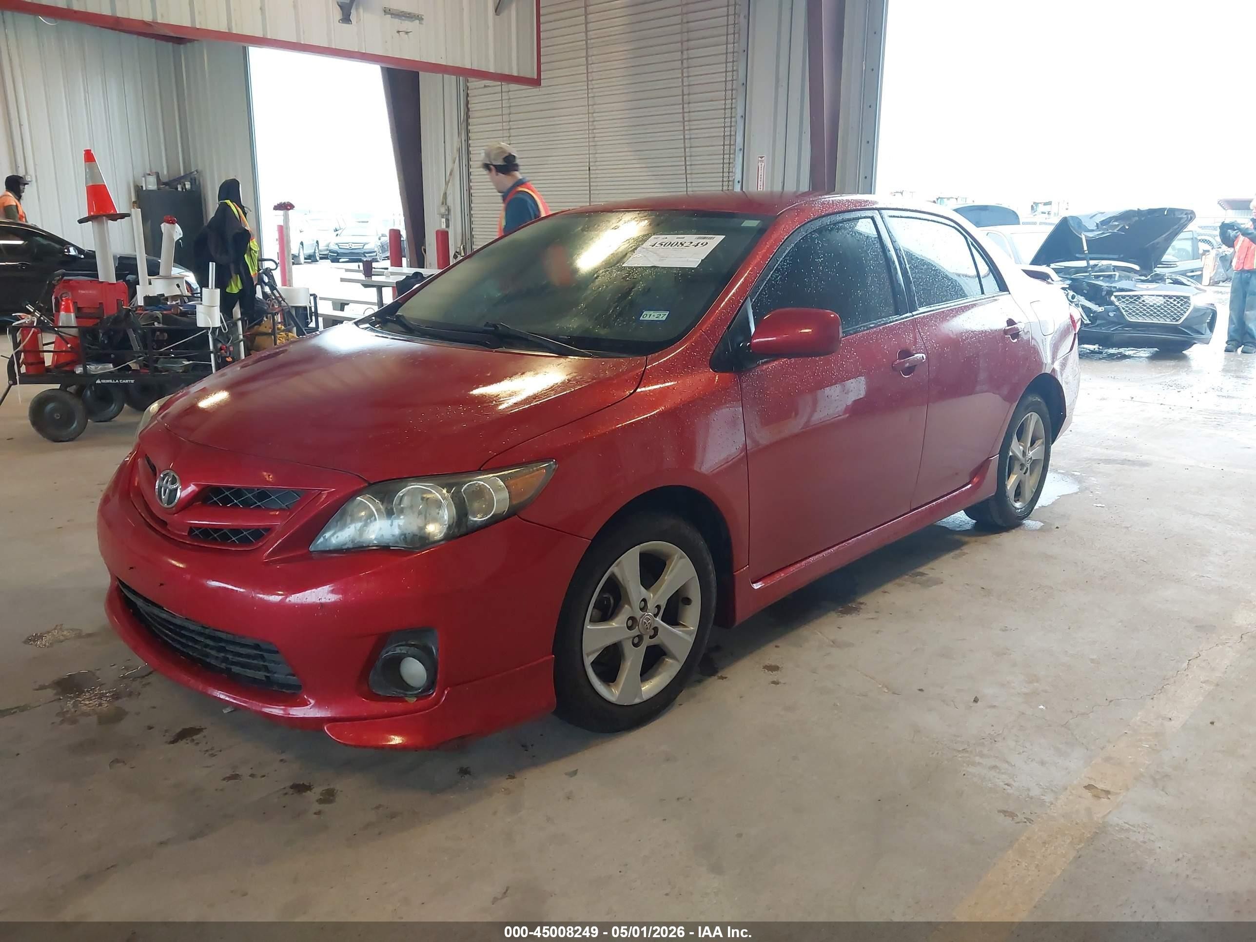2013 Toyota Corolla S Red vin: 5YFBU4EE9DP101901