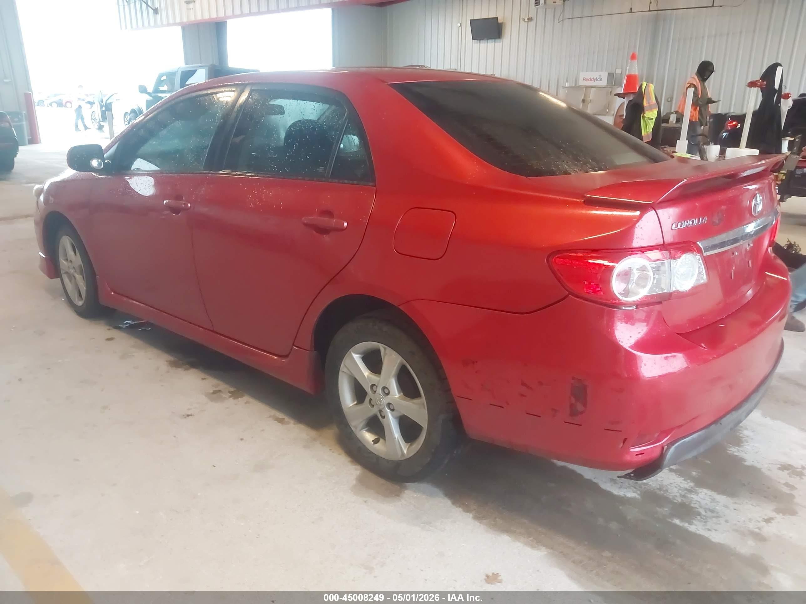 2013 Toyota Corolla S Red vin: 5YFBU4EE9DP101901