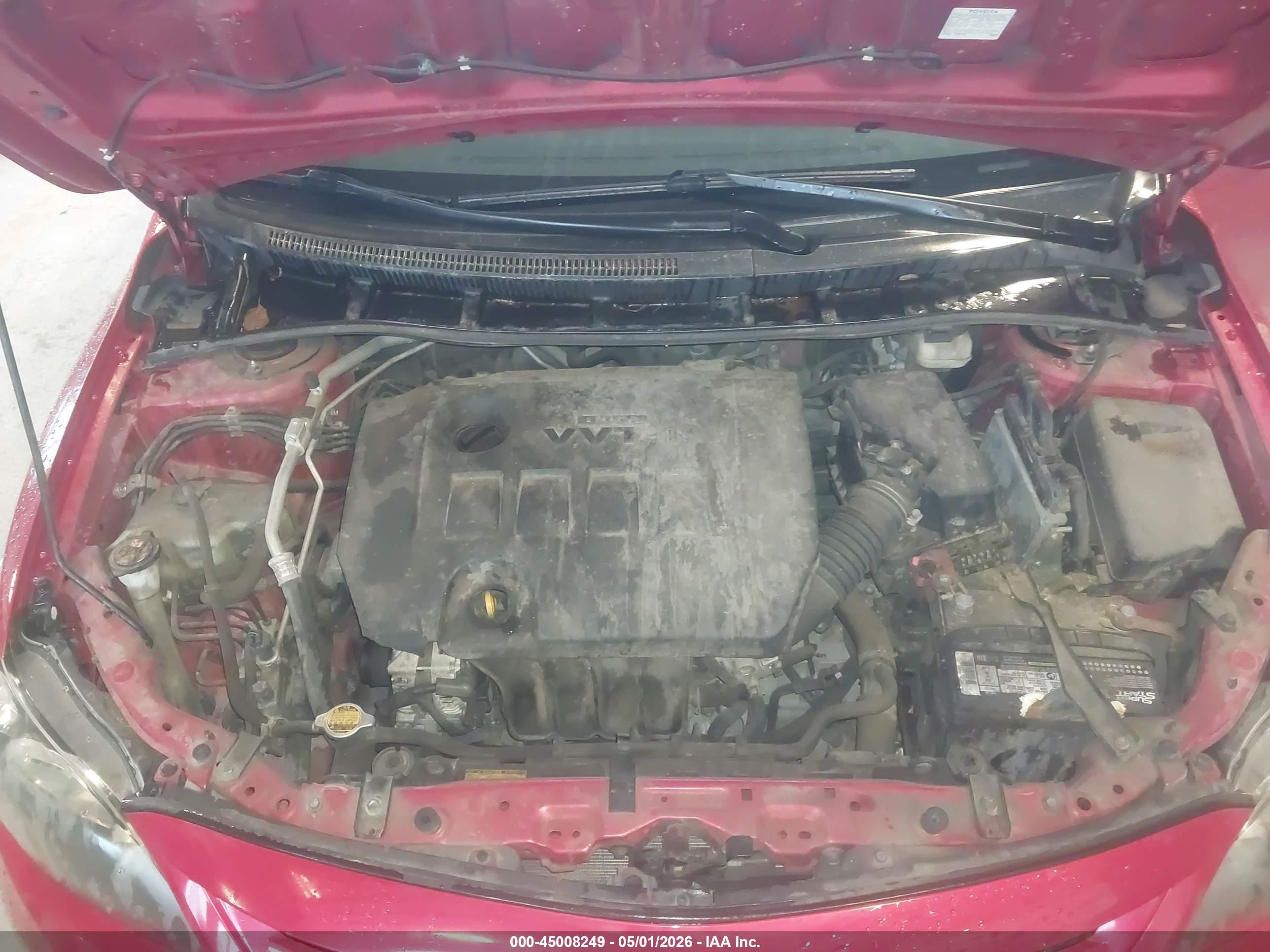 2013 Toyota Corolla S Red vin: 5YFBU4EE9DP101901