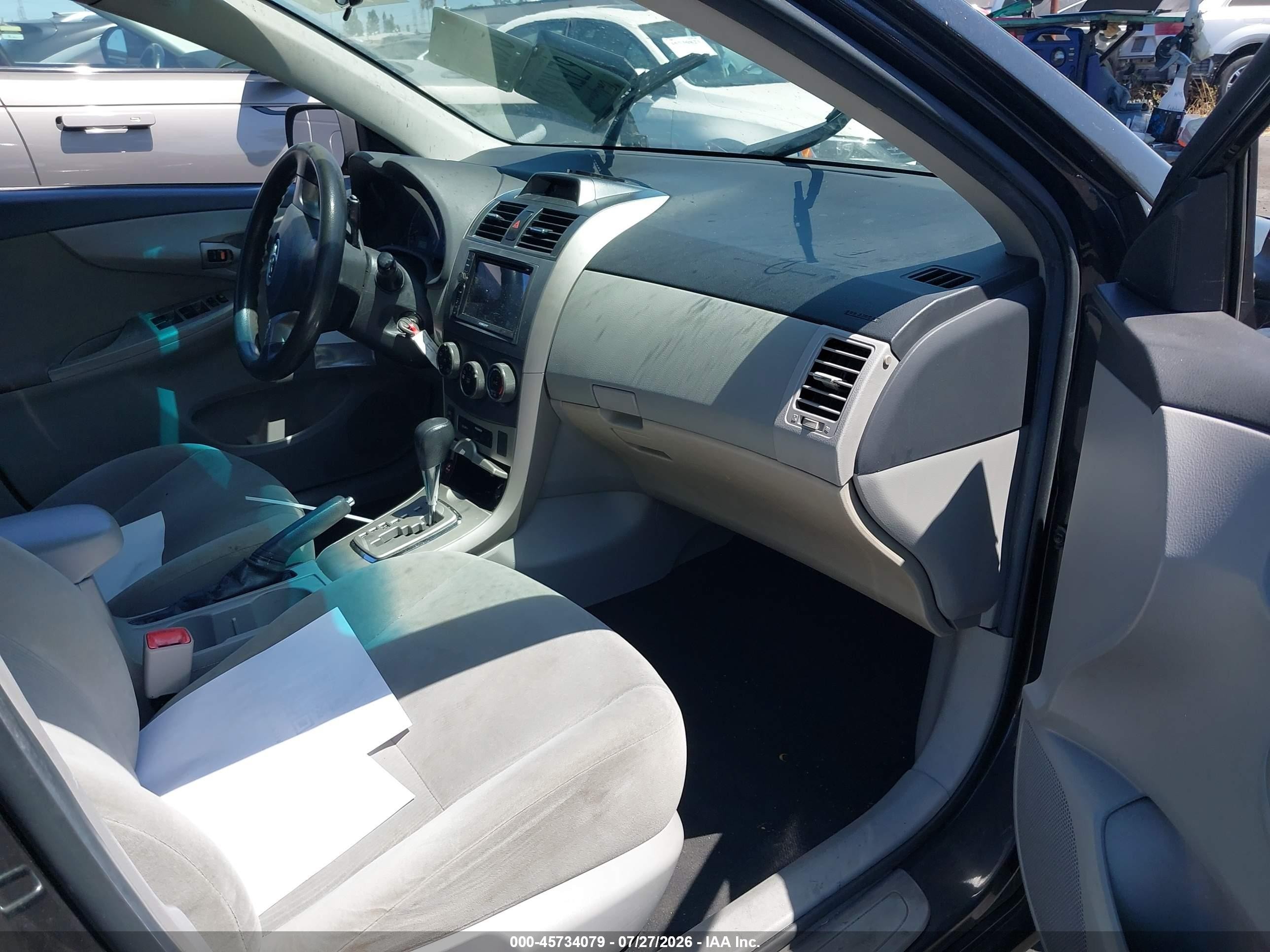 2013 Toyota Corolla Le Black vin: 5YFBU4EE9DP105091