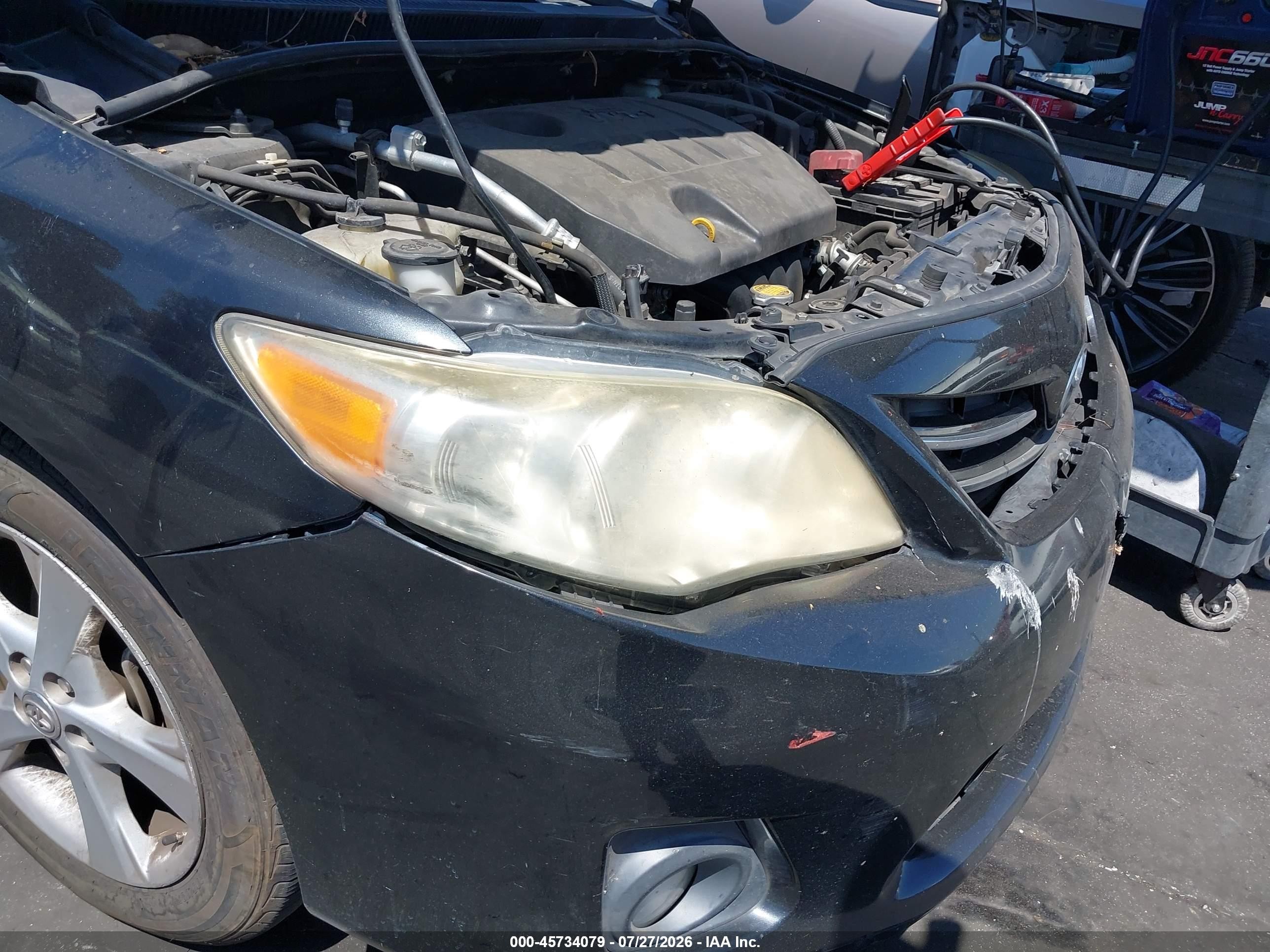 2013 Toyota Corolla Le Black vin: 5YFBU4EE9DP105091
