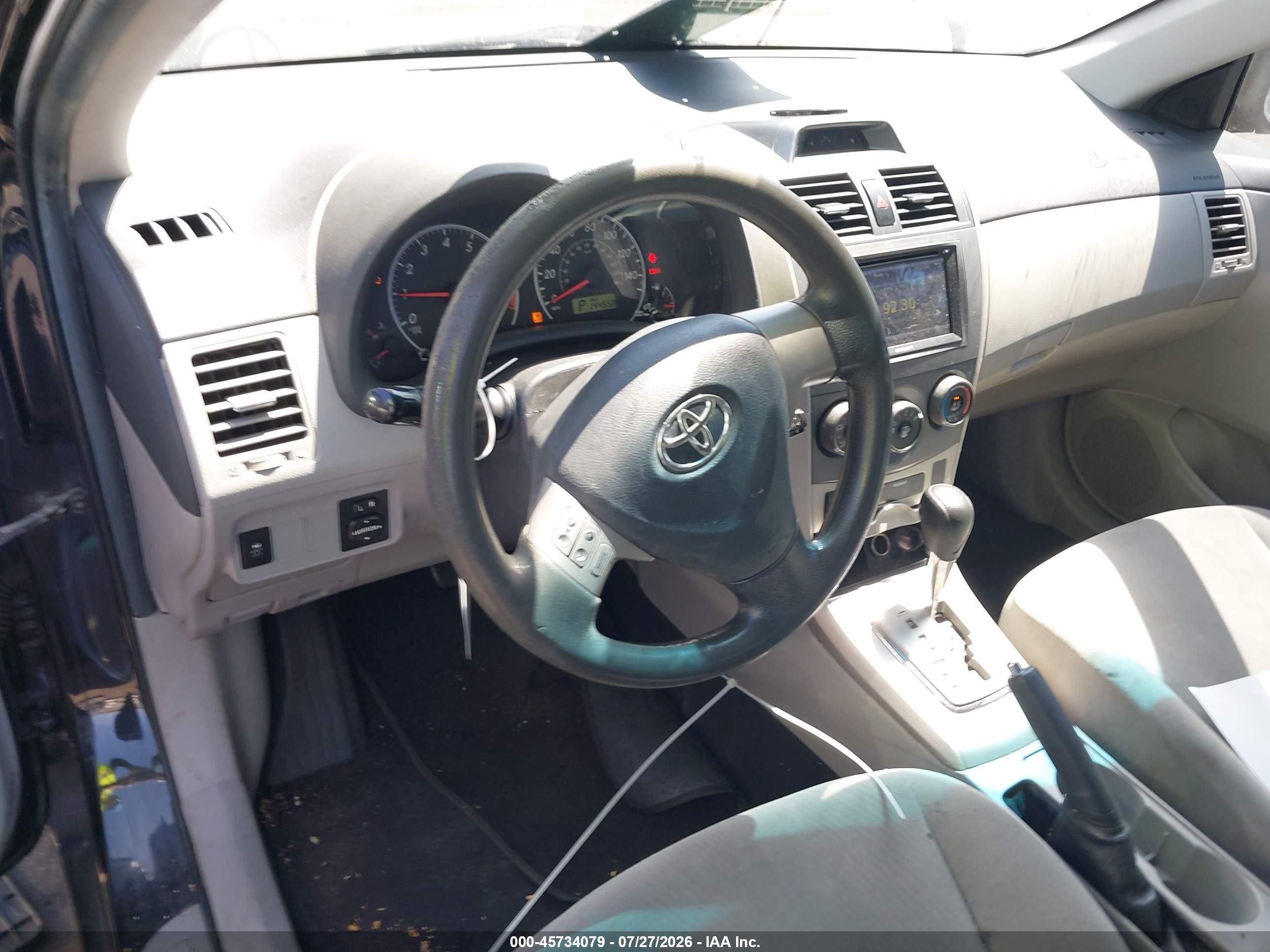 2013 Toyota Corolla Le Black vin: 5YFBU4EE9DP105091