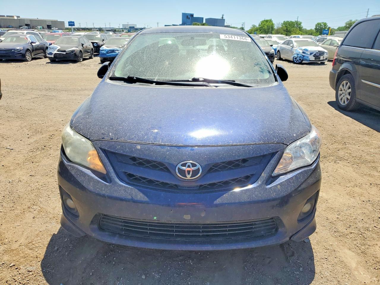 2013 Toyota Corolla S Blue vin: 5YFBU4EE9DP105639