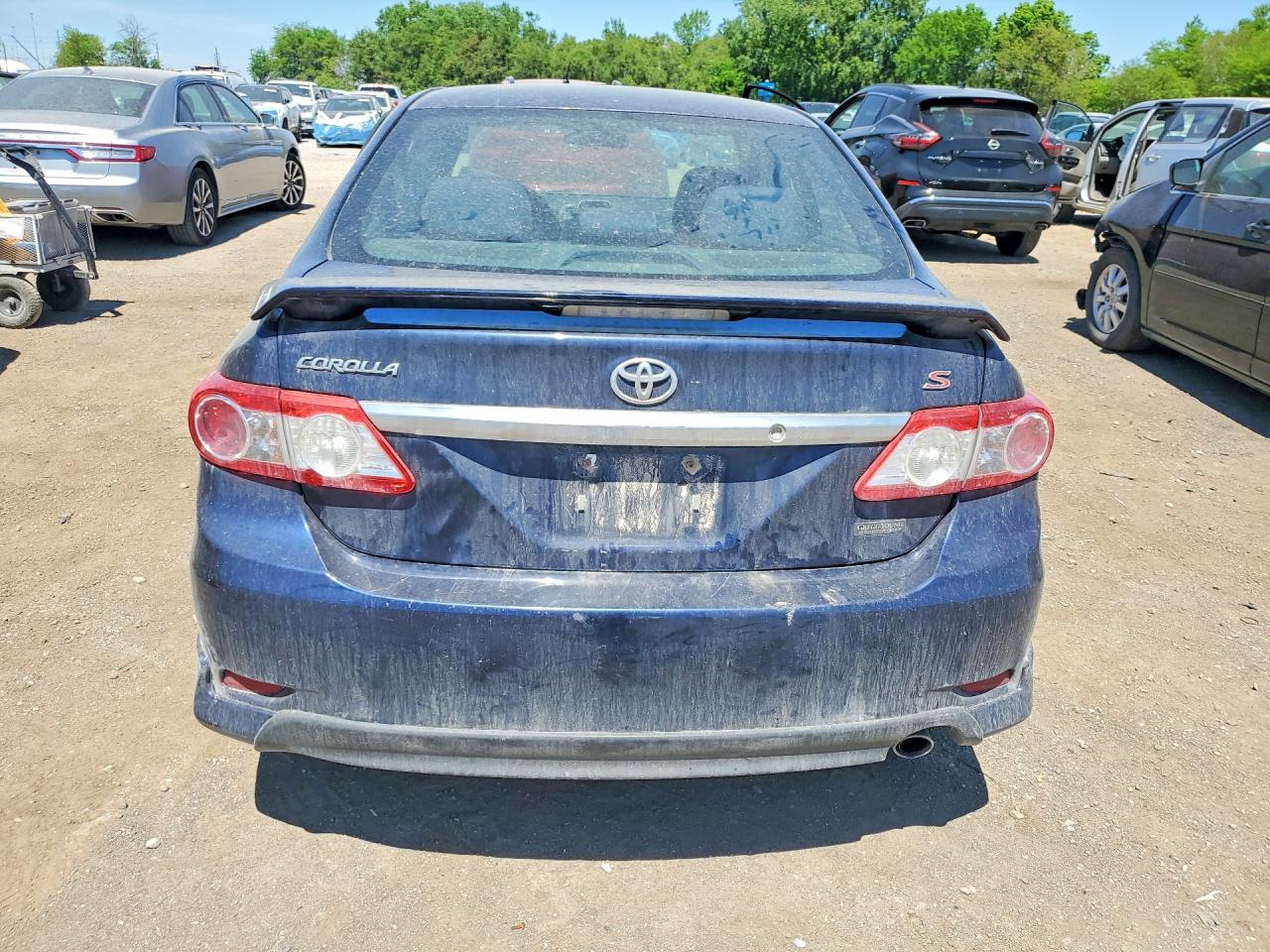 2013 Toyota Corolla S Blue vin: 5YFBU4EE9DP105639