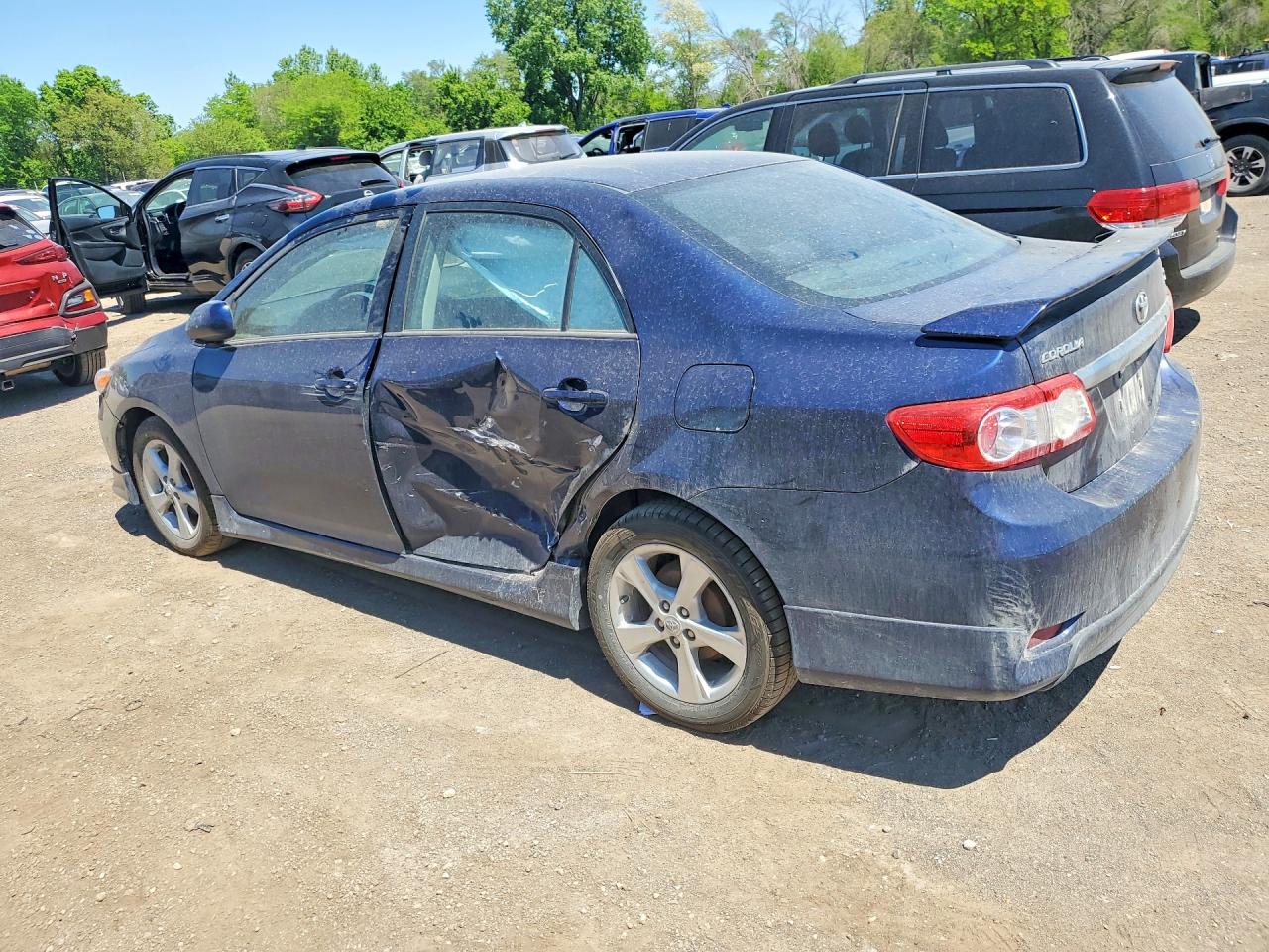 2013 Toyota Corolla S Blue vin: 5YFBU4EE9DP105639